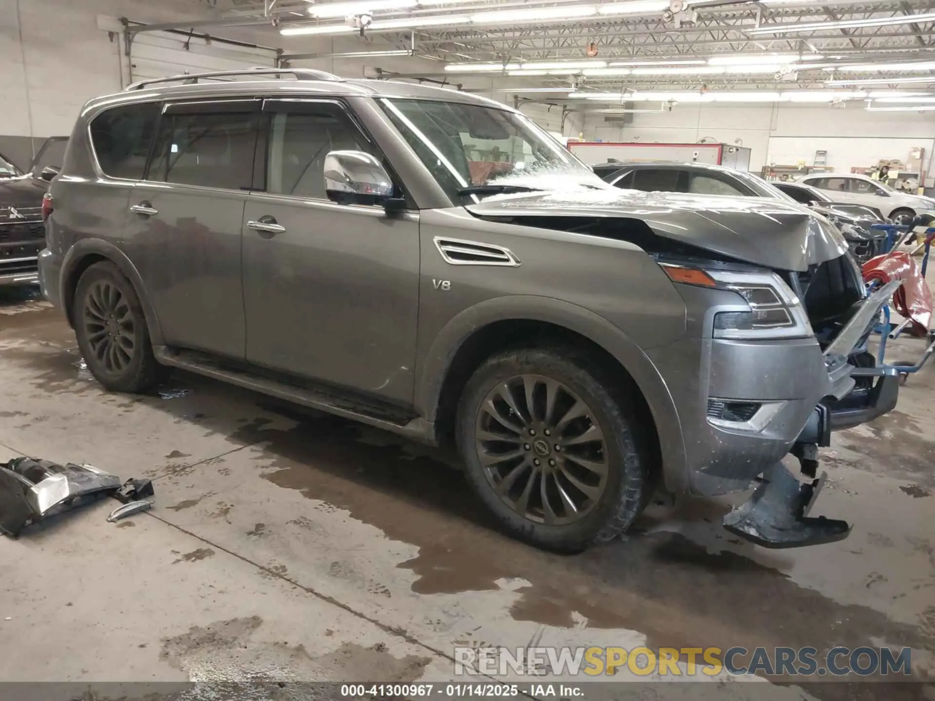 1 Photograph of a damaged car JN8AY2DB5N9813216 NISSAN ARMADA 2022
