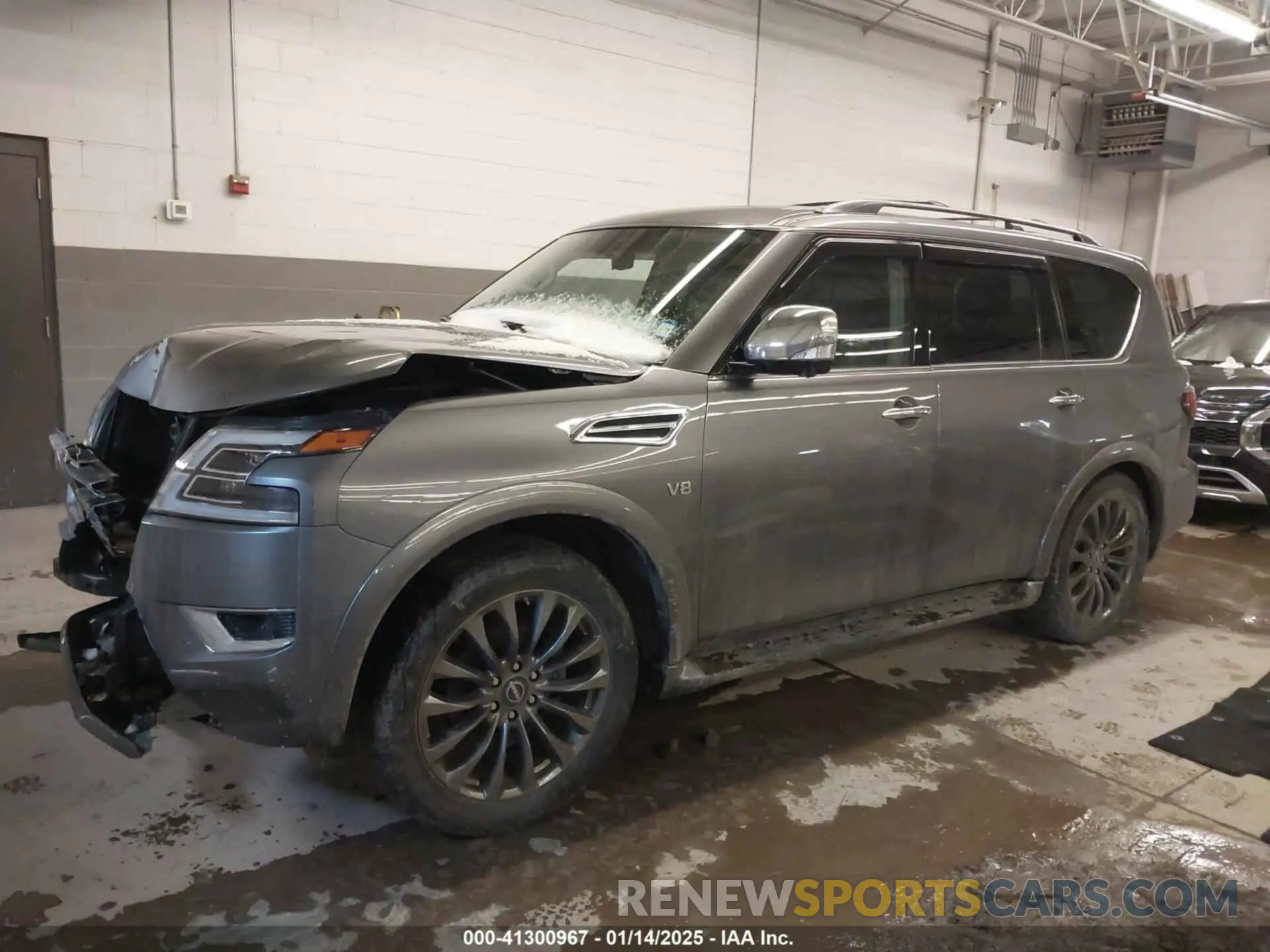 2 Photograph of a damaged car JN8AY2DB5N9813216 NISSAN ARMADA 2022