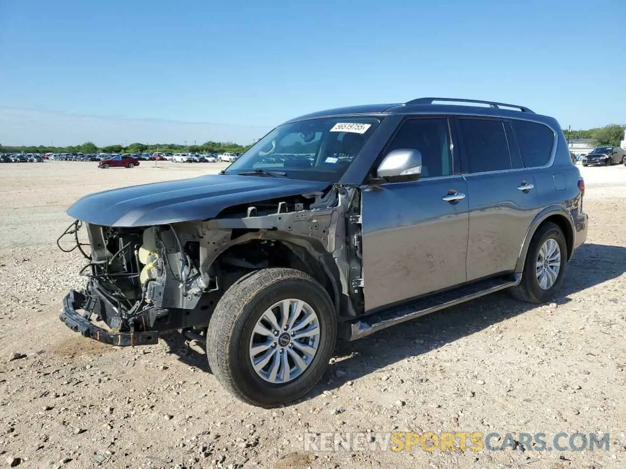 1 Photograph of a damaged car JN8AY2AC7P9180203 NISSAN ARMADA 2023
