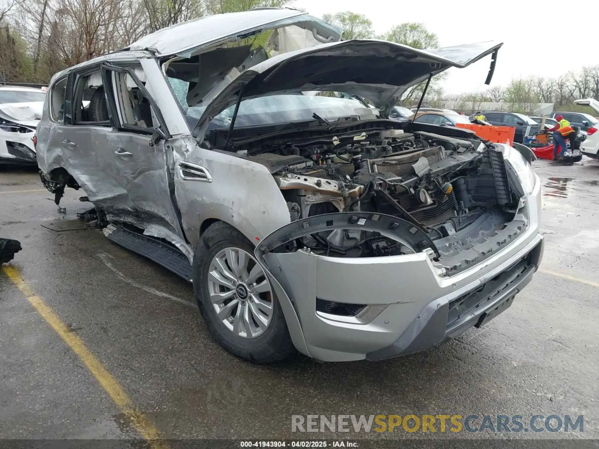 1 Photograph of a damaged car JN8AY2AC7P9182288 NISSAN ARMADA 2023