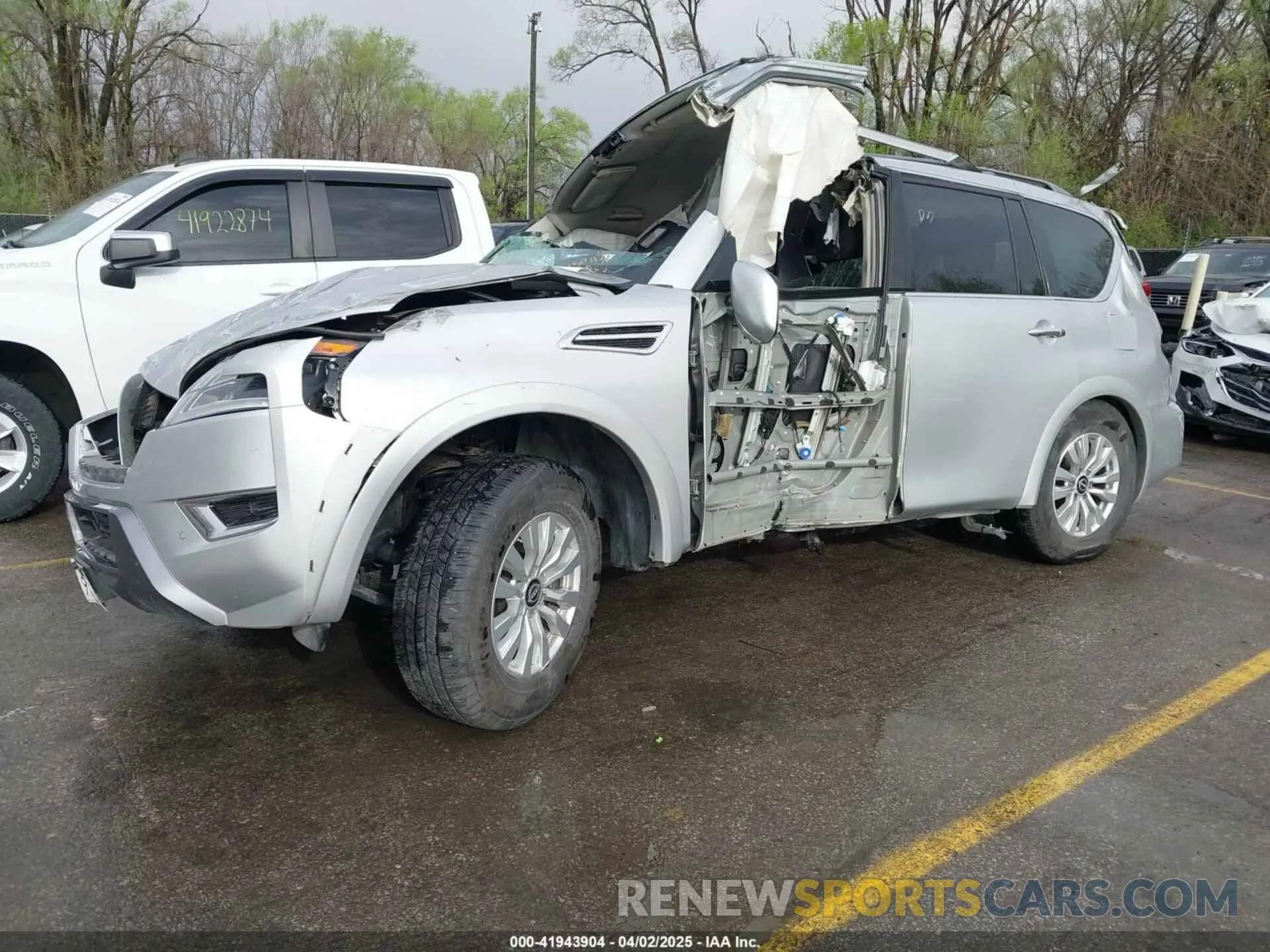 2 Photograph of a damaged car JN8AY2AC7P9182288 NISSAN ARMADA 2023