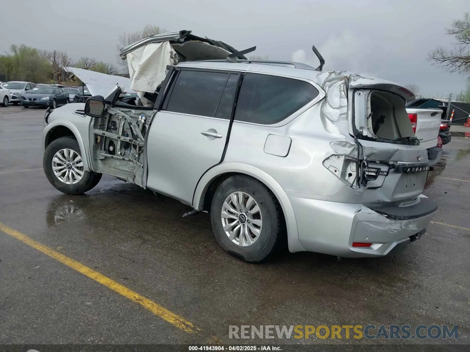 3 Photograph of a damaged car JN8AY2AC7P9182288 NISSAN ARMADA 2023
