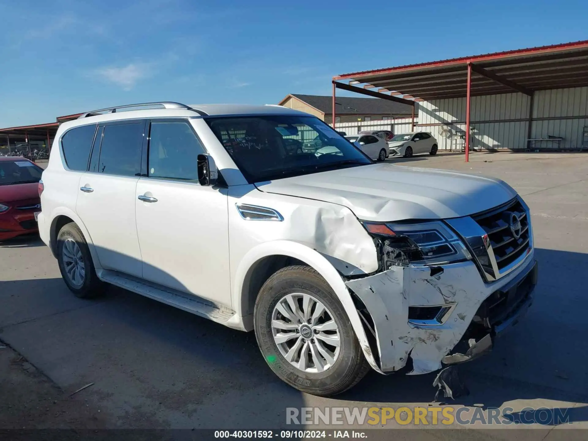 1 Photograph of a damaged car JN8AY2ACXP9181975 NISSAN ARMADA 2023