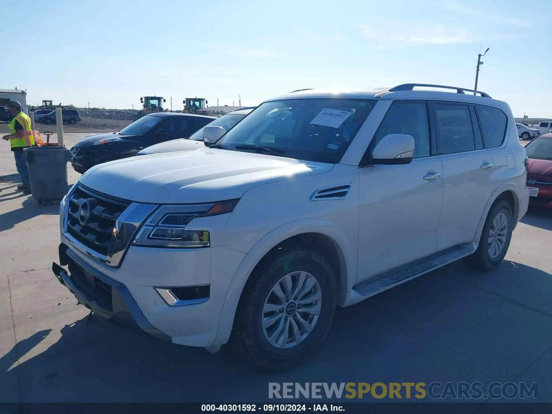 2 Photograph of a damaged car JN8AY2ACXP9181975 NISSAN ARMADA 2023