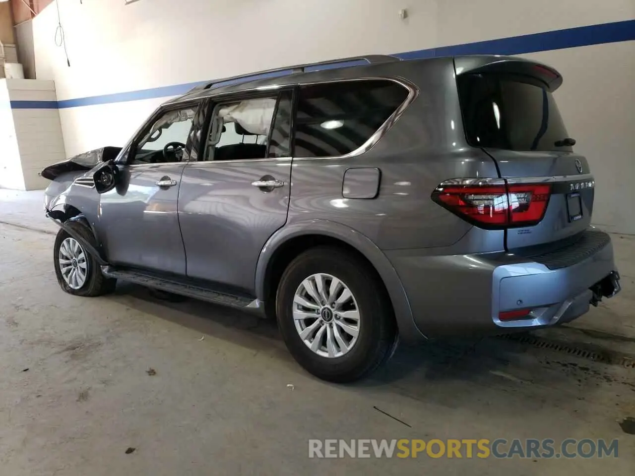 2 Photograph of a damaged car JN8AY2AD6P9693600 NISSAN ARMADA 2023