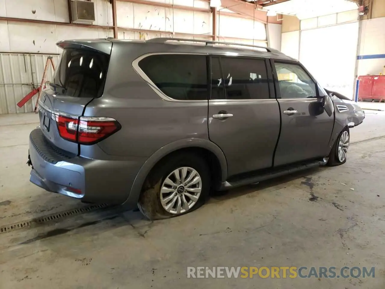 3 Photograph of a damaged car JN8AY2AD6P9693600 NISSAN ARMADA 2023