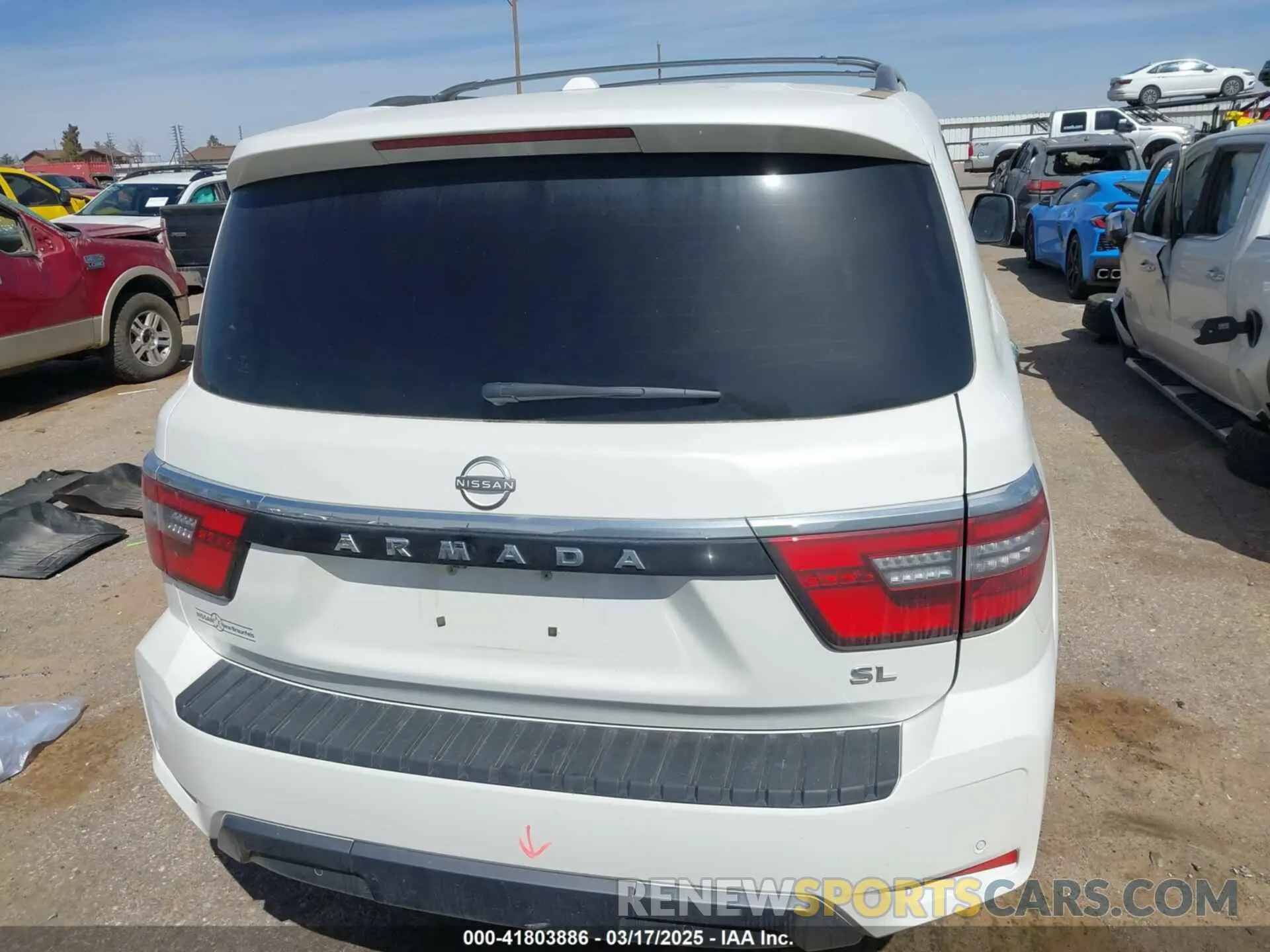 17 Photograph of a damaged car JN8AY2BA5P9405540 NISSAN ARMADA 2023
