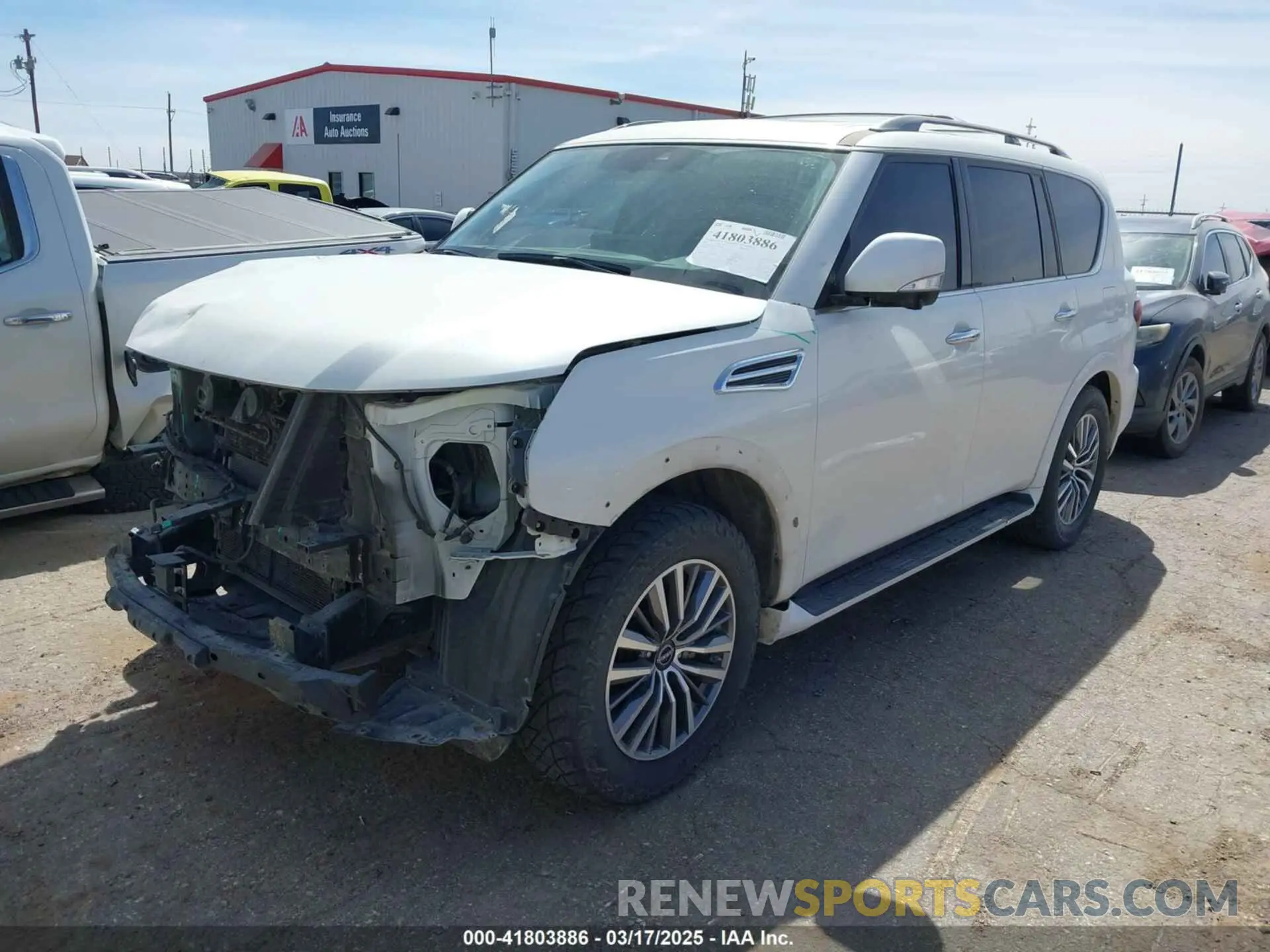 2 Photograph of a damaged car JN8AY2BA5P9405540 NISSAN ARMADA 2023