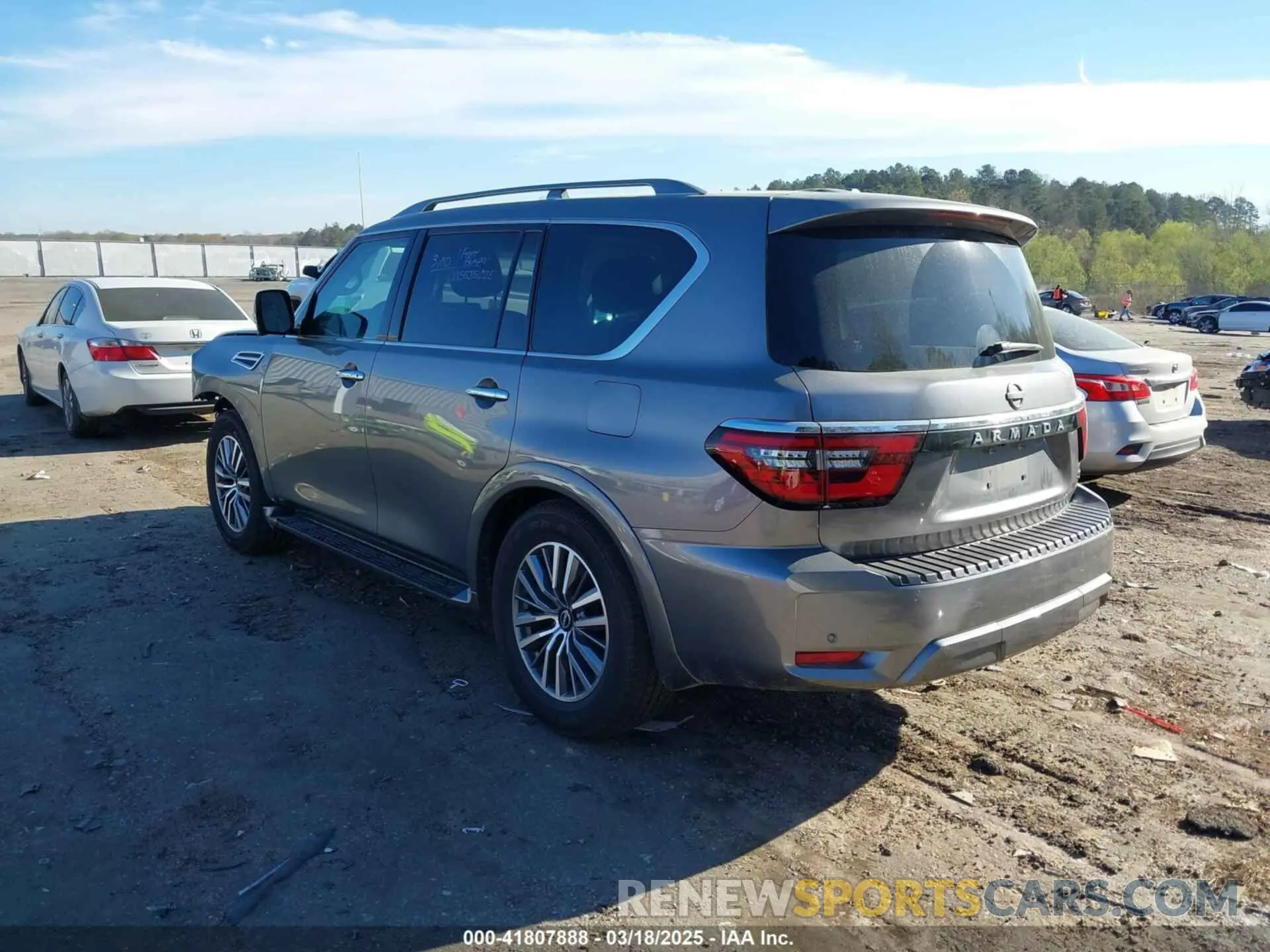 3 Photograph of a damaged car JN8AY2BA6P9402288 NISSAN ARMADA 2023