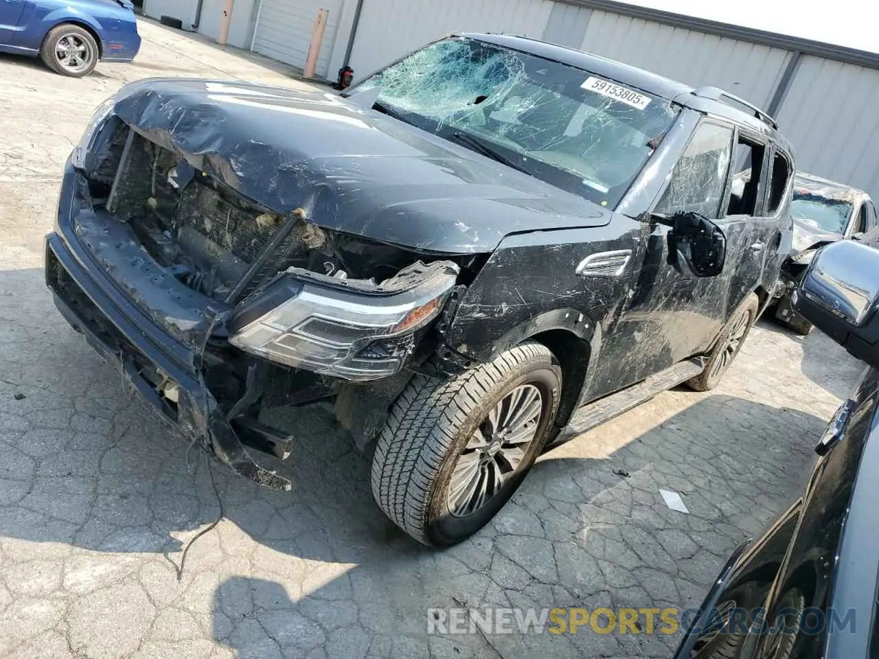 1 Photograph of a damaged car JN8AY2BB9P9836391 NISSAN ARMADA 2023