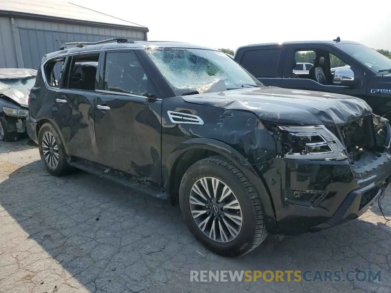 4 Photograph of a damaged car JN8AY2BB9P9836391 NISSAN ARMADA 2023