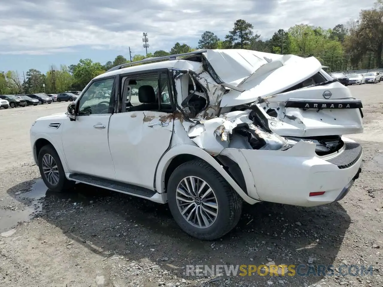 2 Photograph of a damaged car JN8AY2BC2P9180365 NISSAN ARMADA 2023