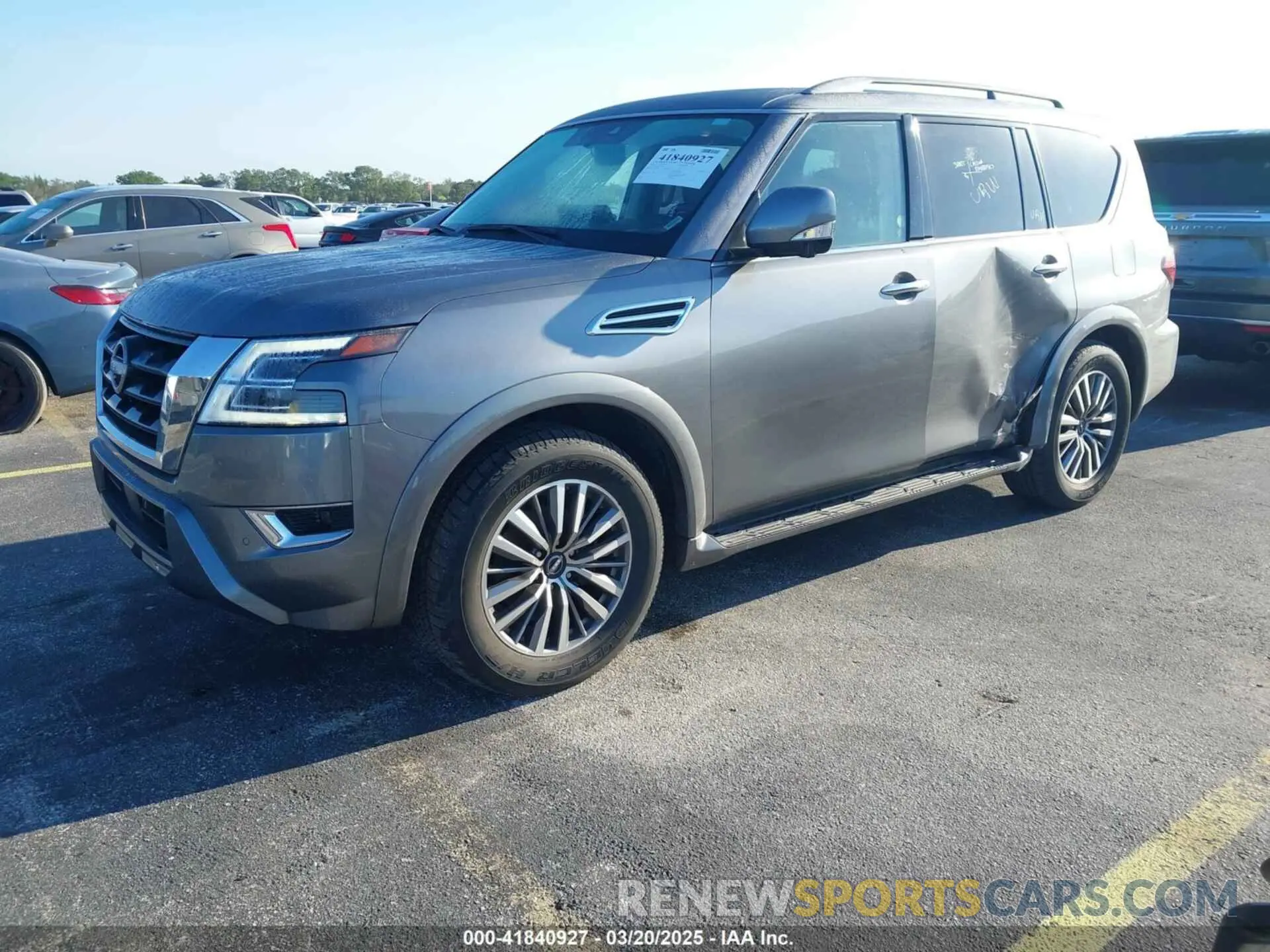 2 Photograph of a damaged car JN8AY2BC7P9182967 NISSAN ARMADA 2023