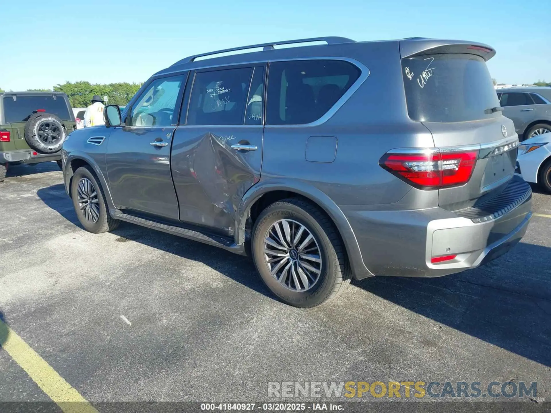3 Photograph of a damaged car JN8AY2BC7P9182967 NISSAN ARMADA 2023