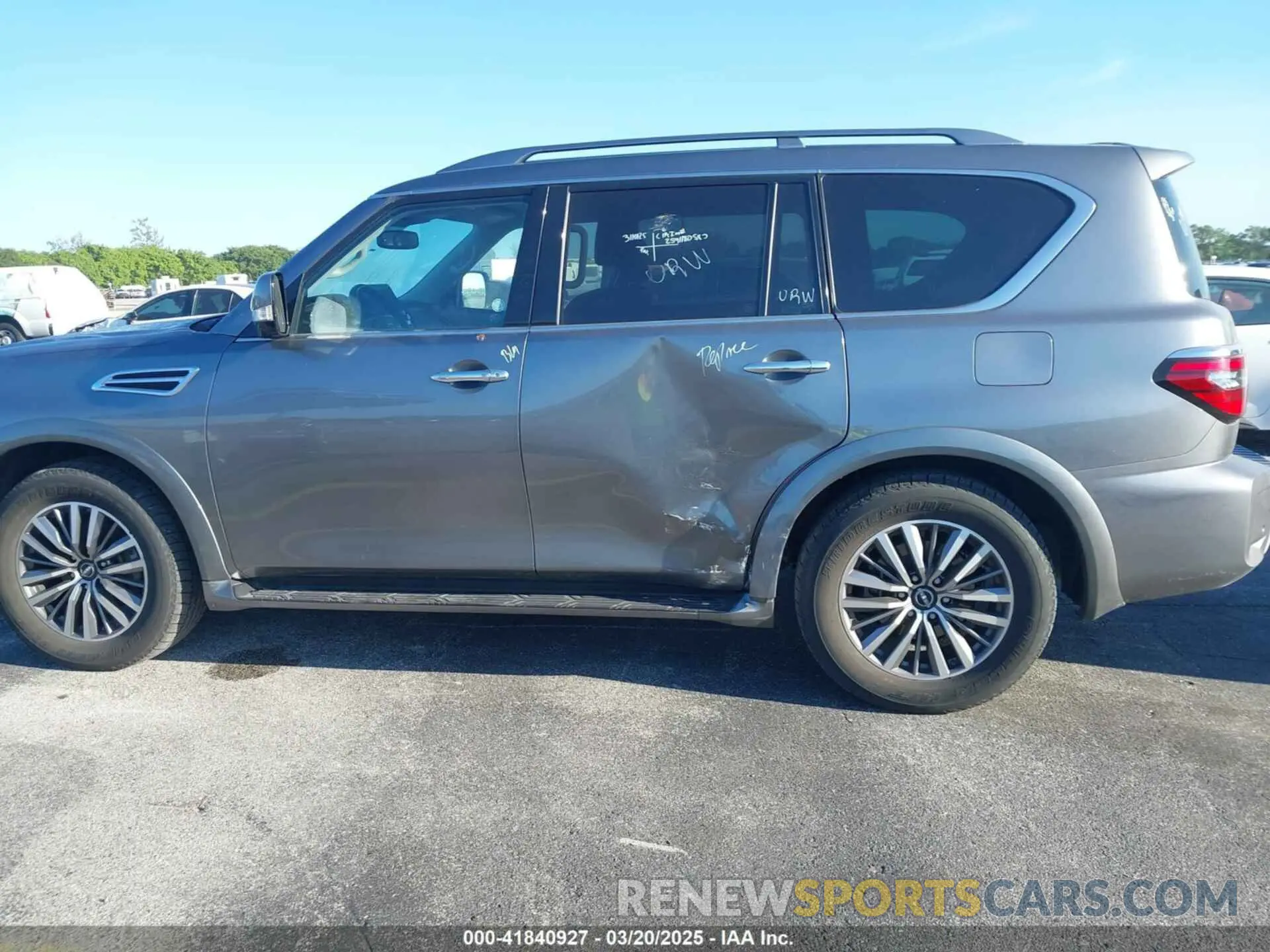 6 Photograph of a damaged car JN8AY2BC7P9182967 NISSAN ARMADA 2023