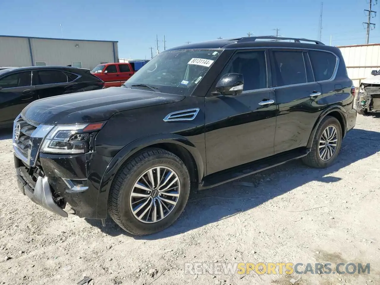 1 Photograph of a damaged car JN8AY2BD5P9690962 NISSAN ARMADA 2023
