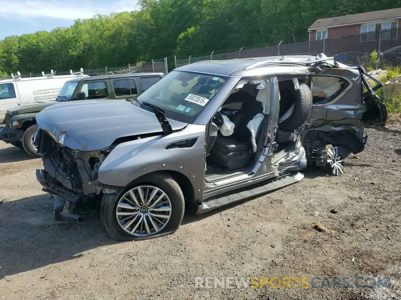 1 Photograph of a damaged car JN8AY2BD9P9692004 NISSAN ARMADA 2023