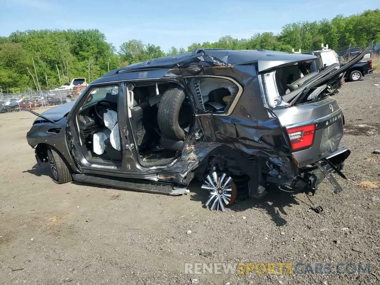 2 Photograph of a damaged car JN8AY2BD9P9692004 NISSAN ARMADA 2023