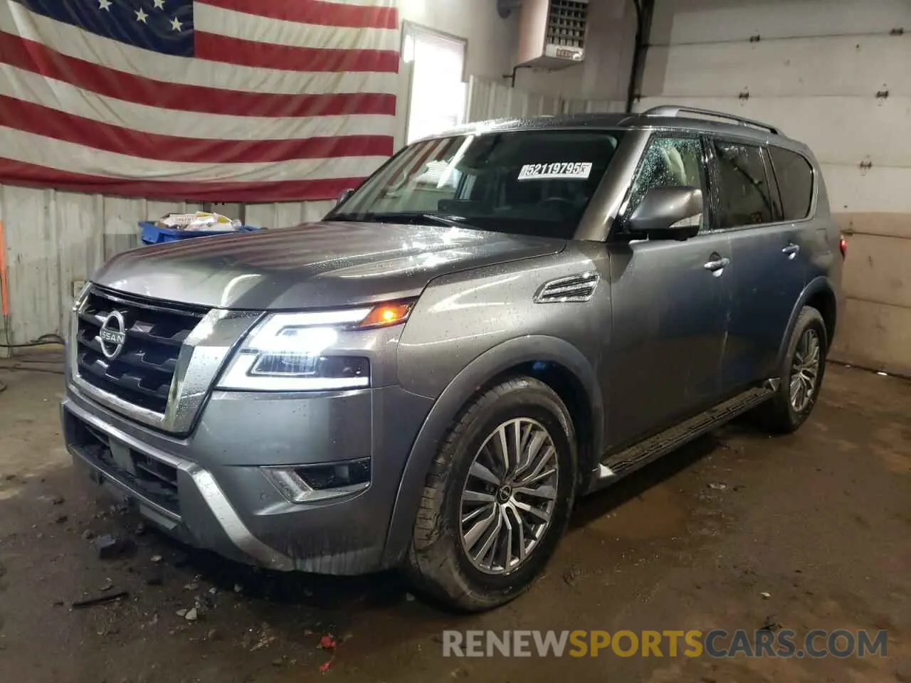 1 Photograph of a damaged car JN8AY2BD9P9693086 NISSAN ARMADA 2023