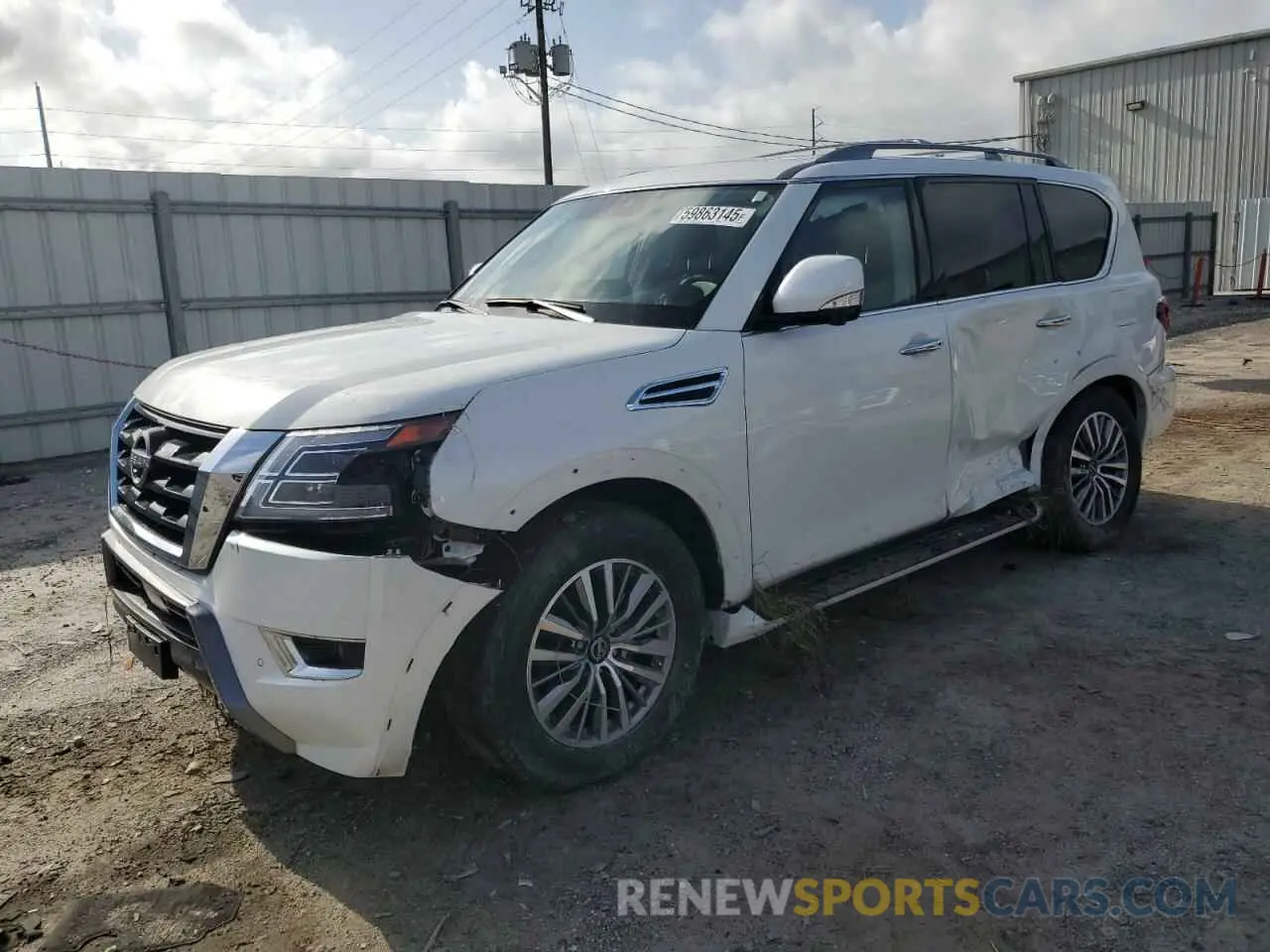 1 Photograph of a damaged car JN8AY2BDXP9690679 NISSAN ARMADA 2023