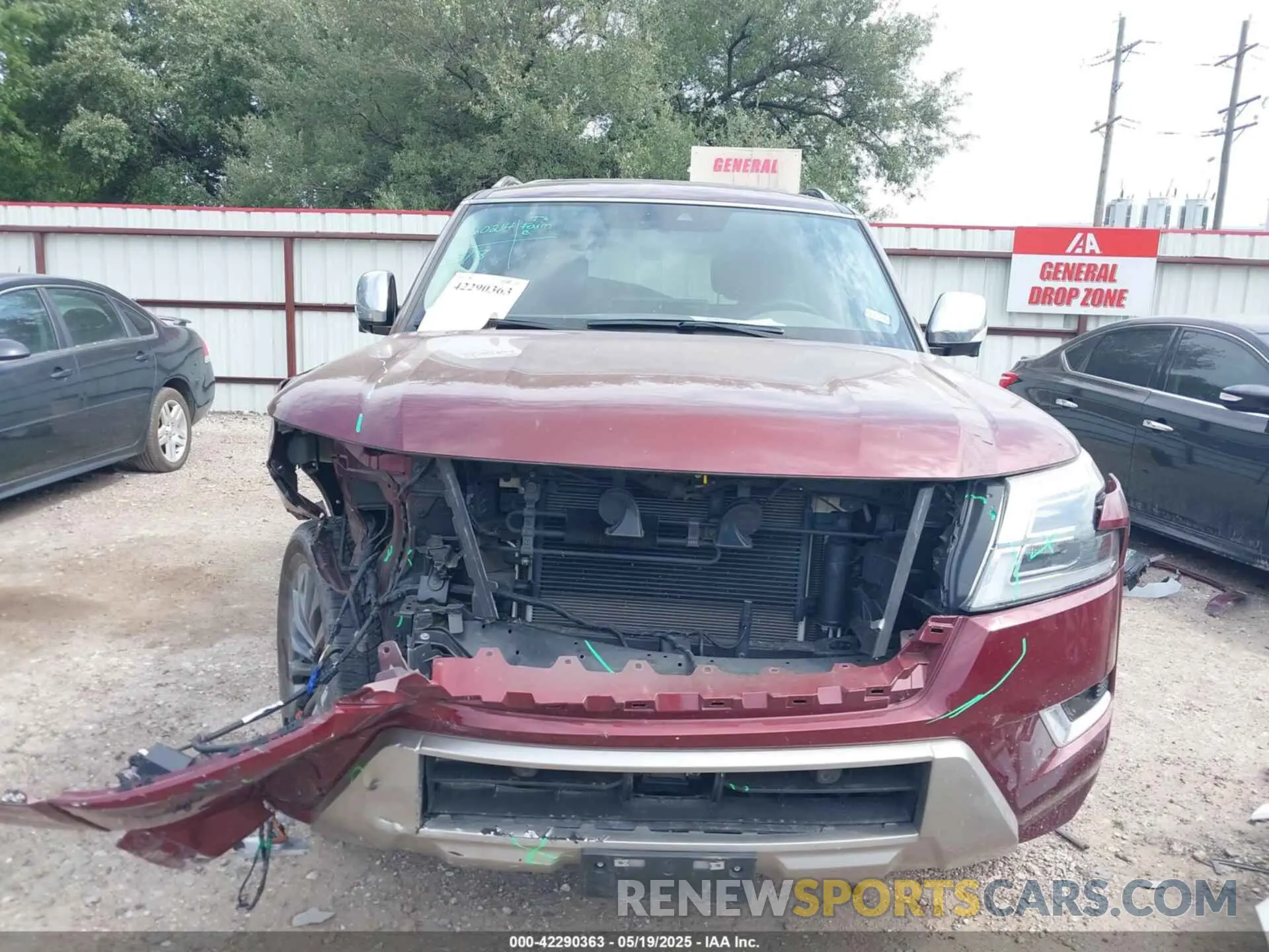 6 Photograph of a damaged car JN8AY2DA1P9401871 NISSAN ARMADA 2023