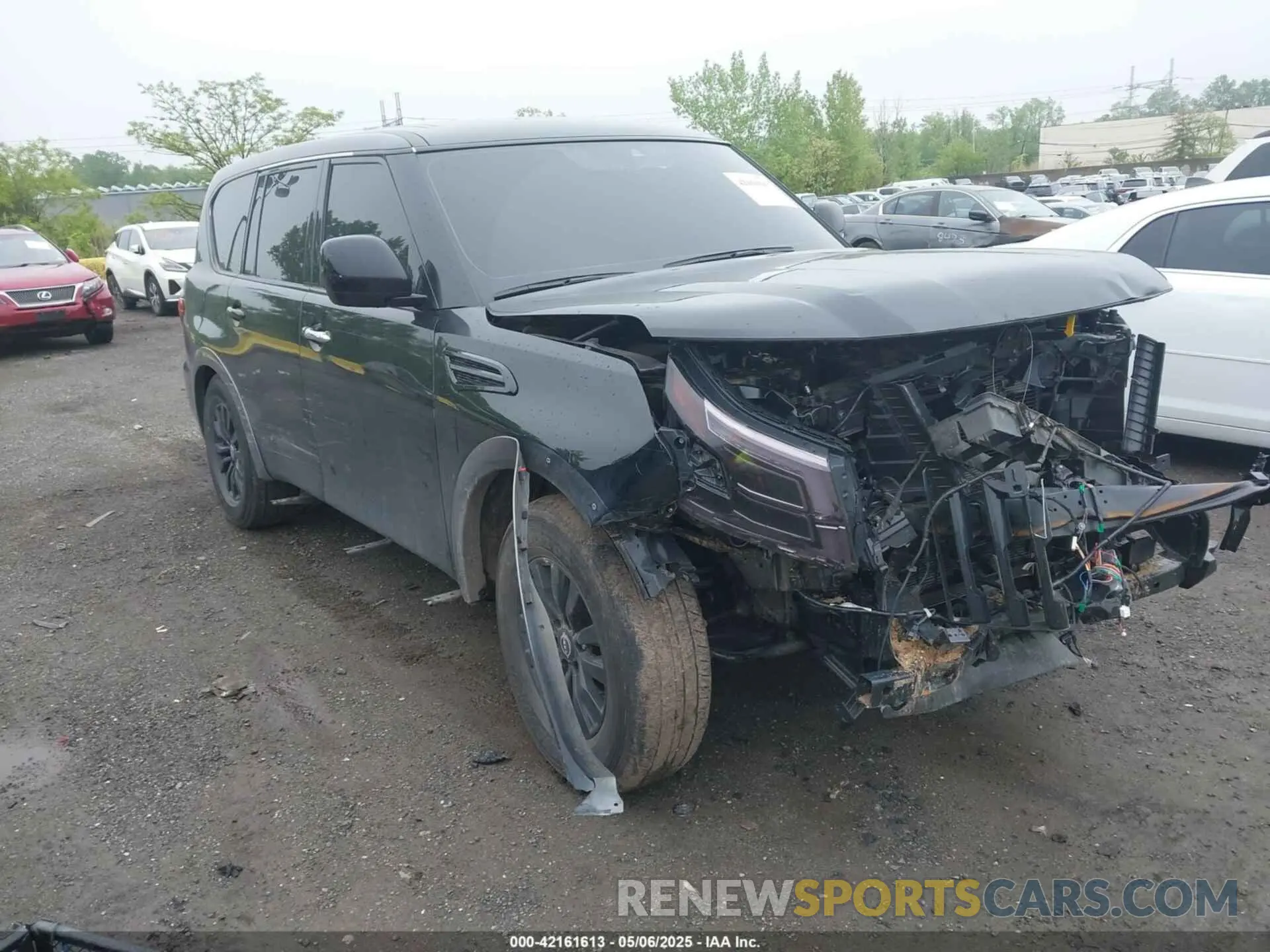 1 Photograph of a damaged car JN8AY2ED2P9695256 NISSAN ARMADA 2023