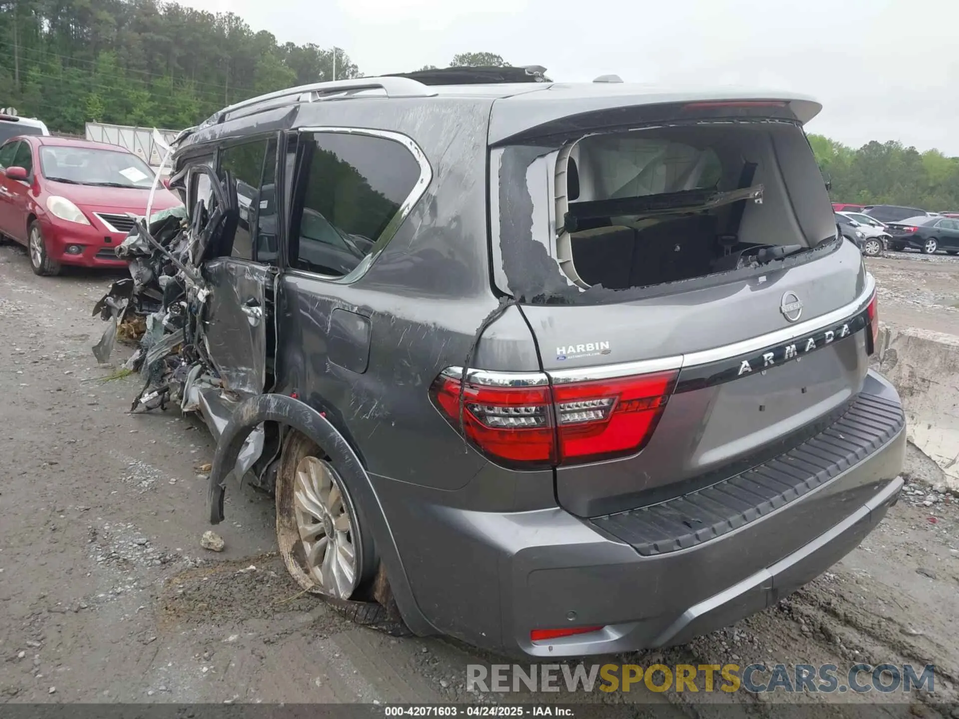 3 Photograph of a damaged car JN8AY2AC0R9196018 NISSAN ARMADA 2024