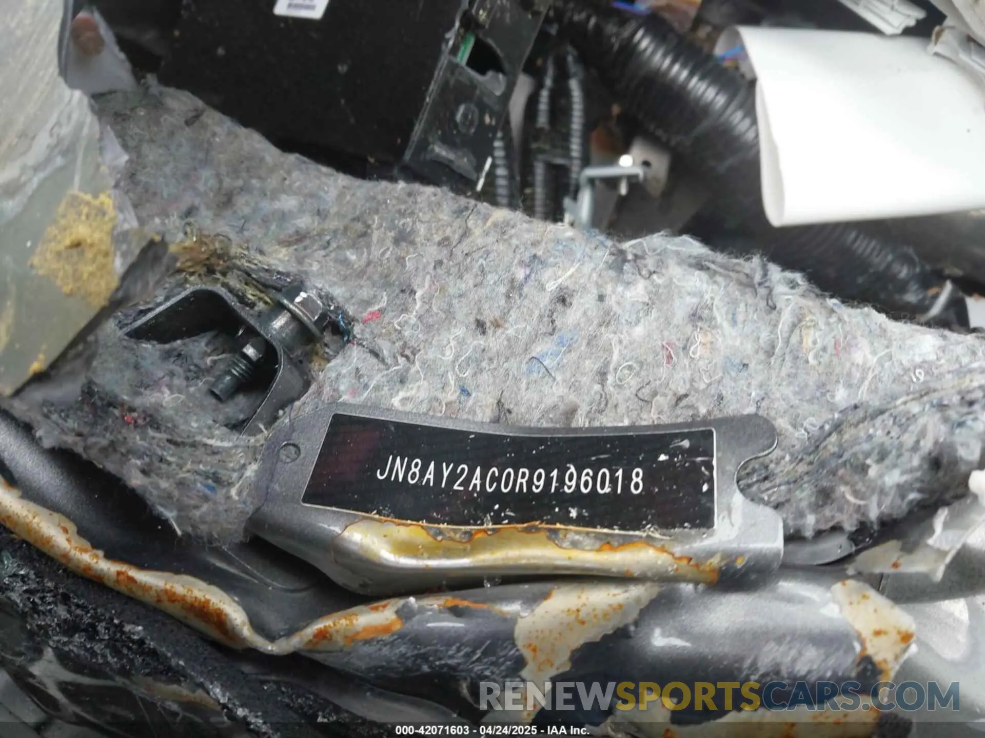 9 Photograph of a damaged car JN8AY2AC0R9196018 NISSAN ARMADA 2024