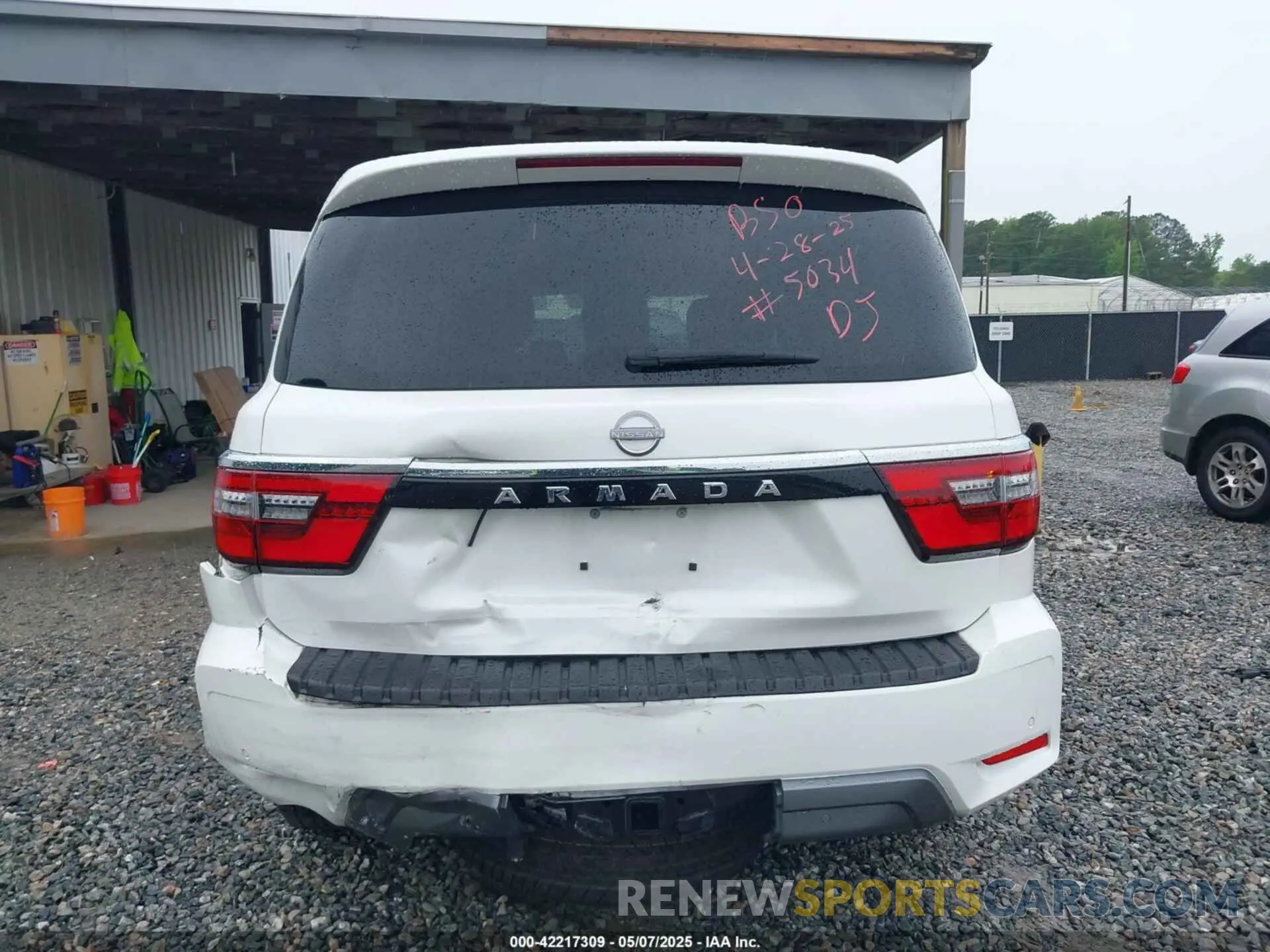 16 Photograph of a damaged car JN8AY2AC4R9195034 NISSAN ARMADA 2024