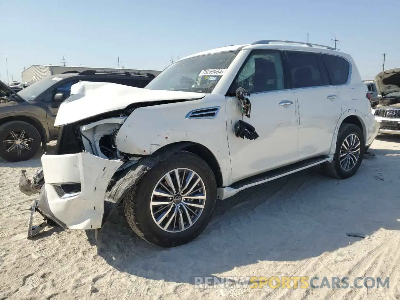 1 Photograph of a damaged car JN8AY2BA0R9416867 NISSAN ARMADA 2024