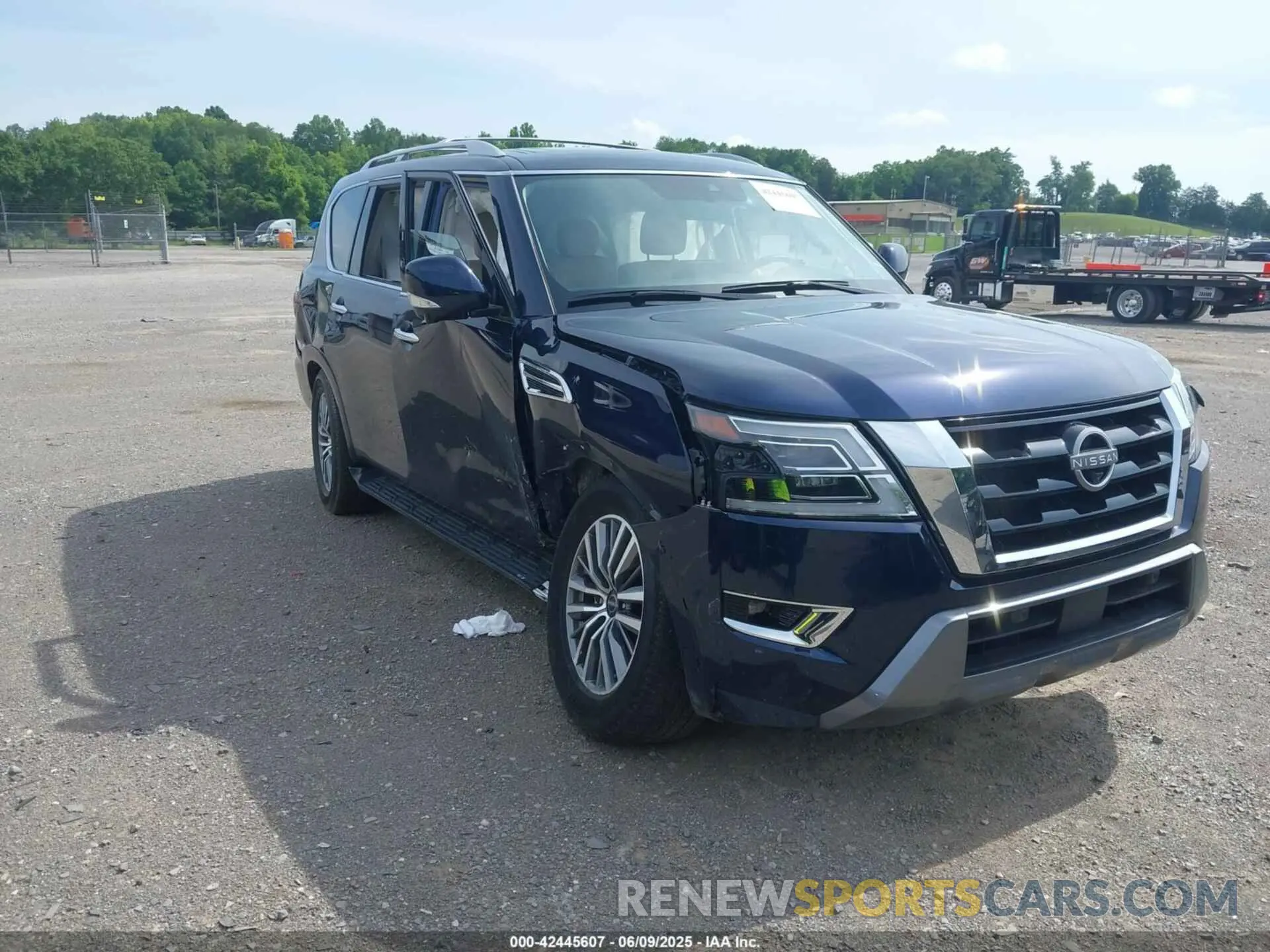 1 Photograph of a damaged car JN8AY2BD3R9706983 NISSAN ARMADA 2024
