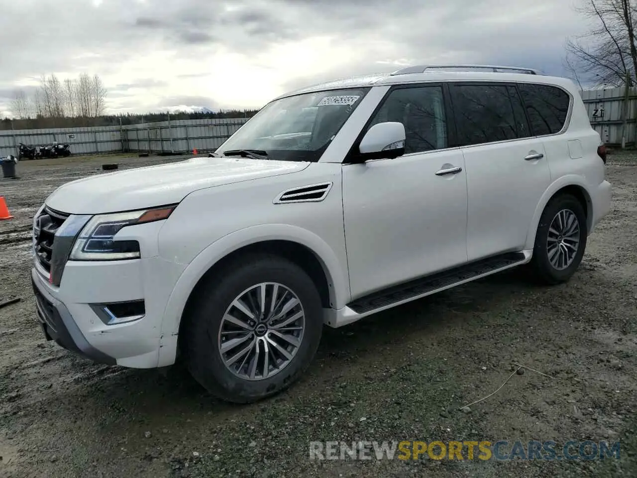 1 Photograph of a damaged car JN8AY2BD8R9705005 NISSAN ARMADA 2024
