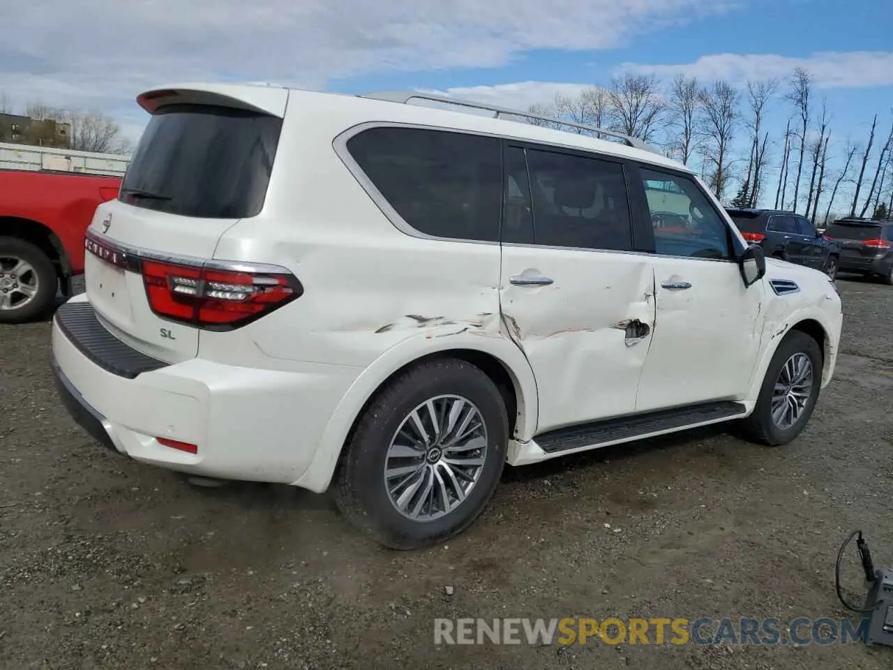 3 Photograph of a damaged car JN8AY2BD8R9705005 NISSAN ARMADA 2024