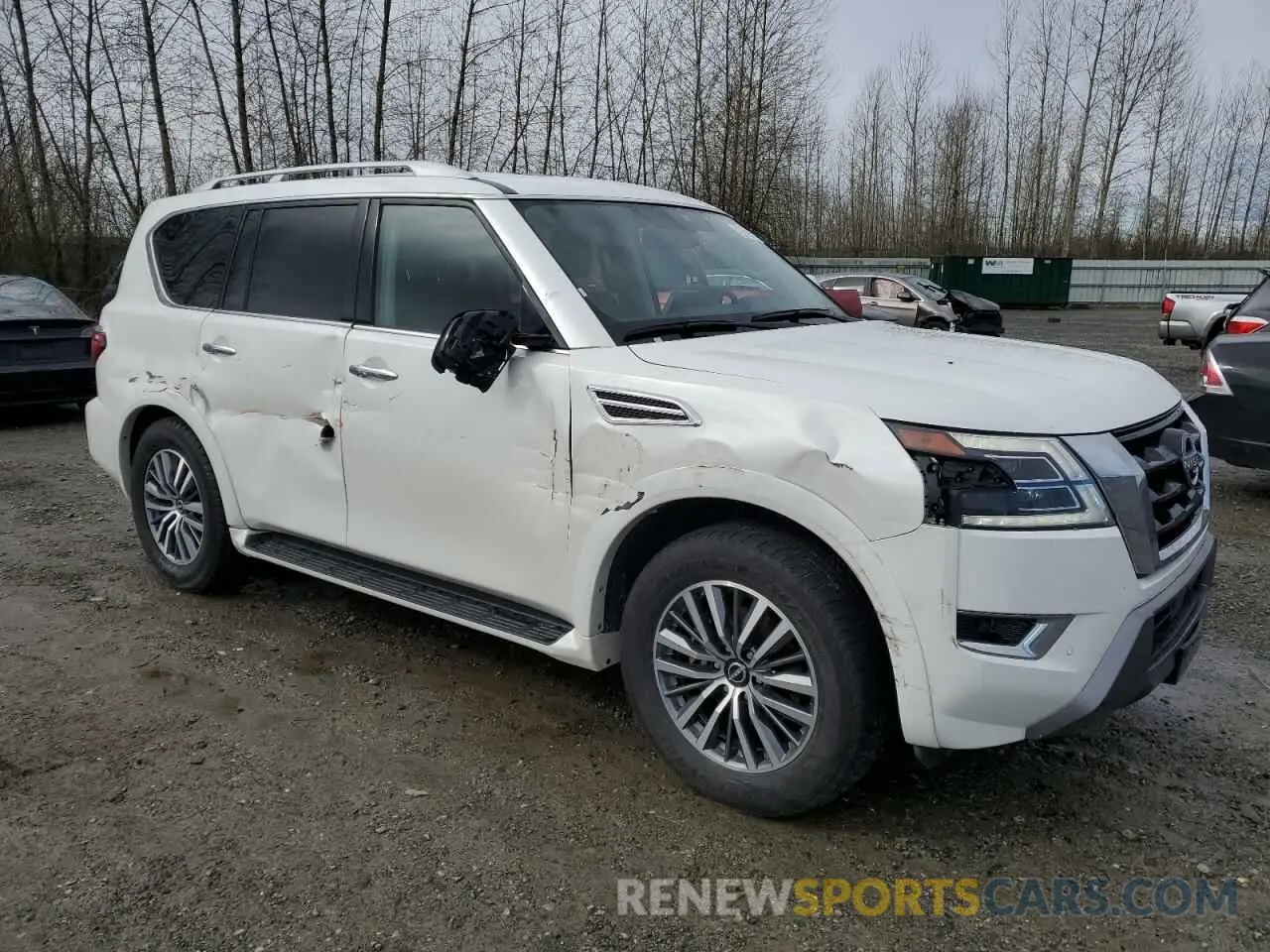 4 Photograph of a damaged car JN8AY2BD8R9705005 NISSAN ARMADA 2024