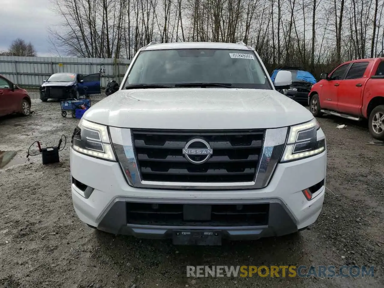 5 Photograph of a damaged car JN8AY2BD8R9705005 NISSAN ARMADA 2024