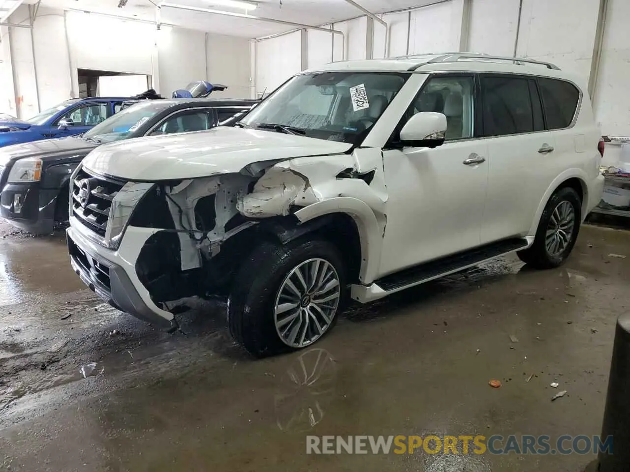 1 Photograph of a damaged car JN8AY2BD9R9710455 NISSAN ARMADA 2024