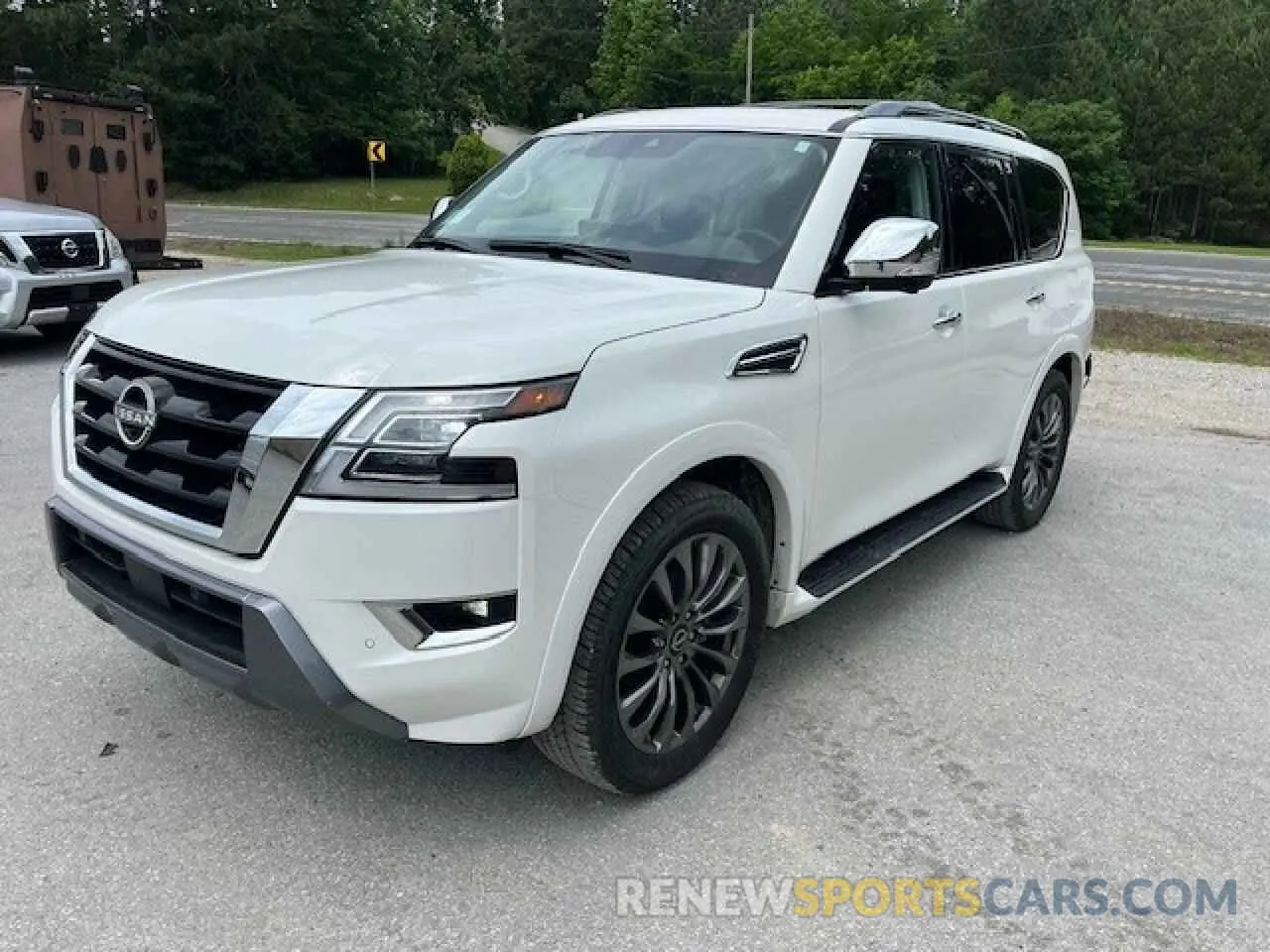 1 Photograph of a damaged car JN8AY2DB2R9853047 NISSAN ARMADA 2024
