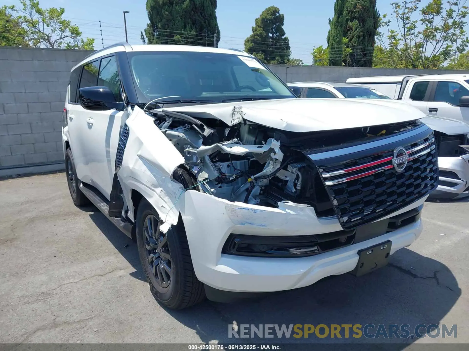 6 Photograph of a damaged car JN8AY3AD2S9301095 NISSAN ARMADA 2025
