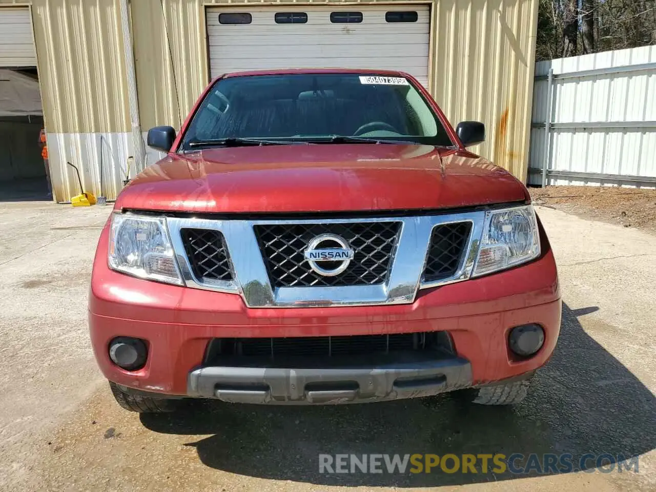 5 Photograph of a damaged car 1N6AD0ER2KN709158 NISSAN FRONTIER 2019
