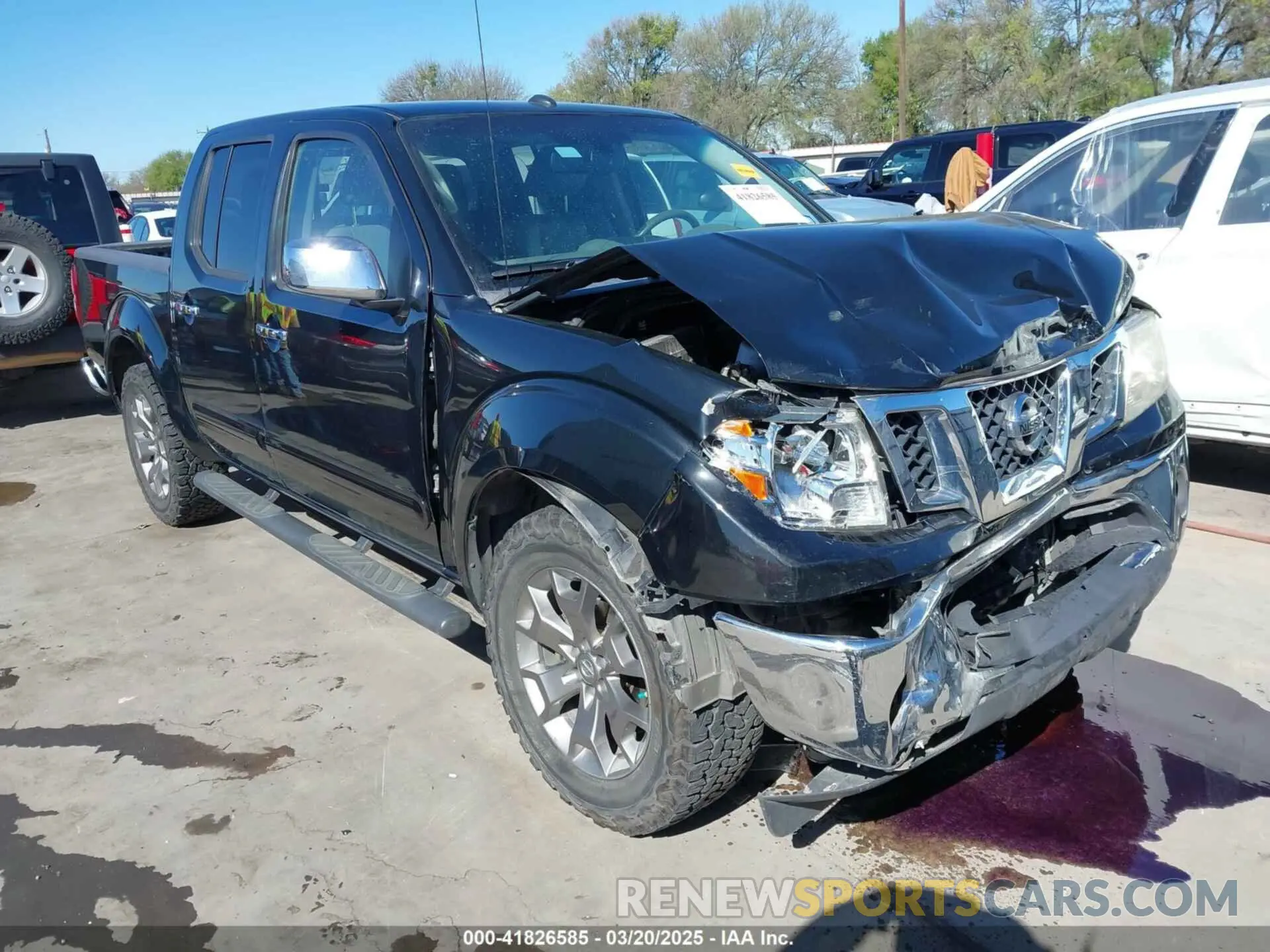 1 Photograph of a damaged car 1N6AD0ER4KN736474 NISSAN FRONTIER 2019