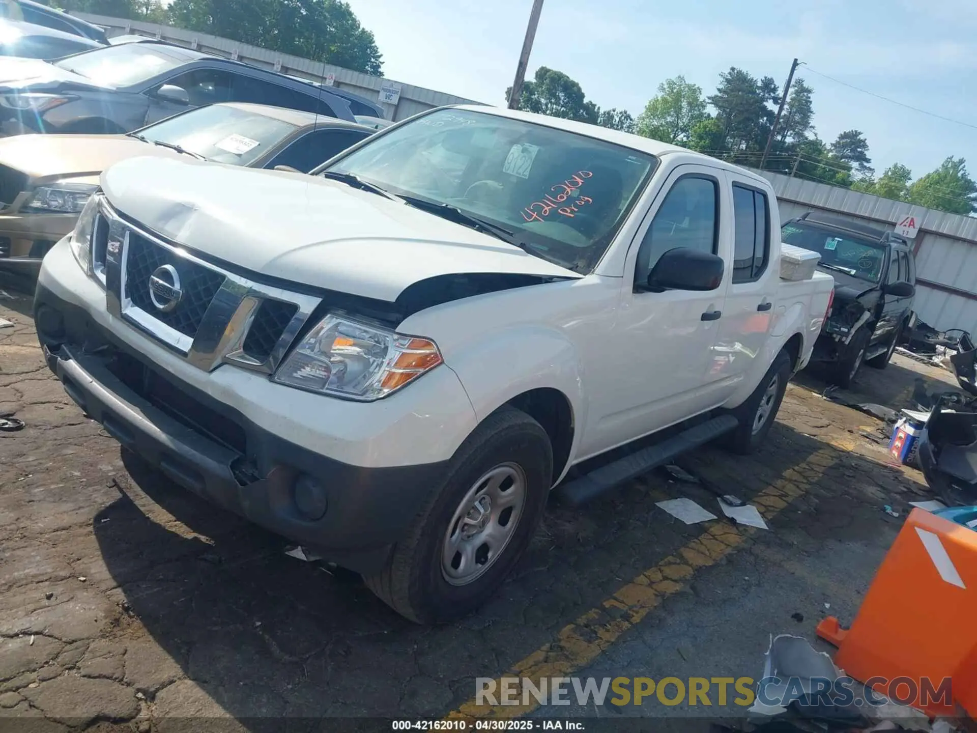 2 Photograph of a damaged car 1N6AD0ER5KN777406 NISSAN FRONTIER 2019