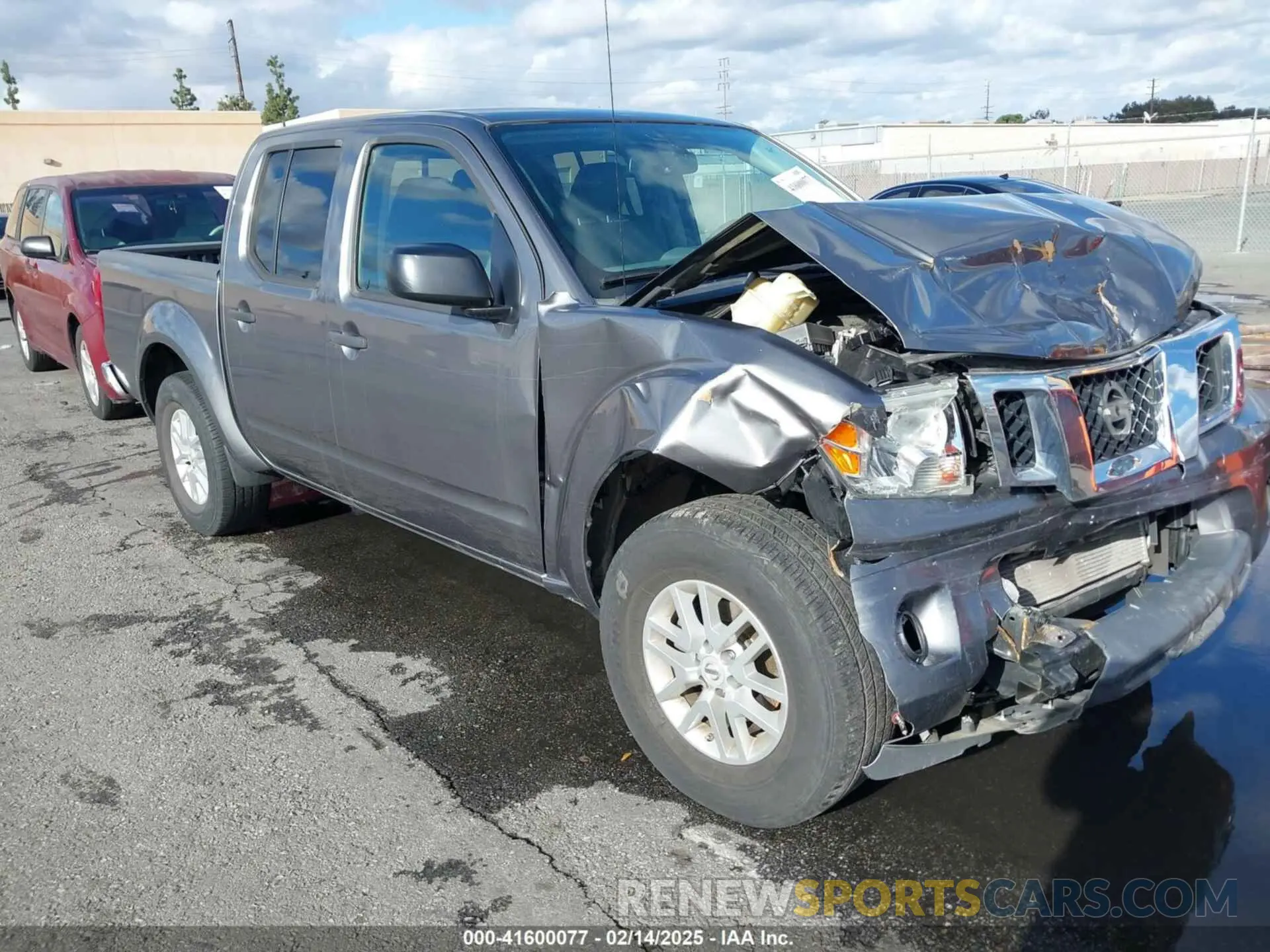 1 Photograph of a damaged car 1N6AD0ER6KN778726 NISSAN FRONTIER 2019