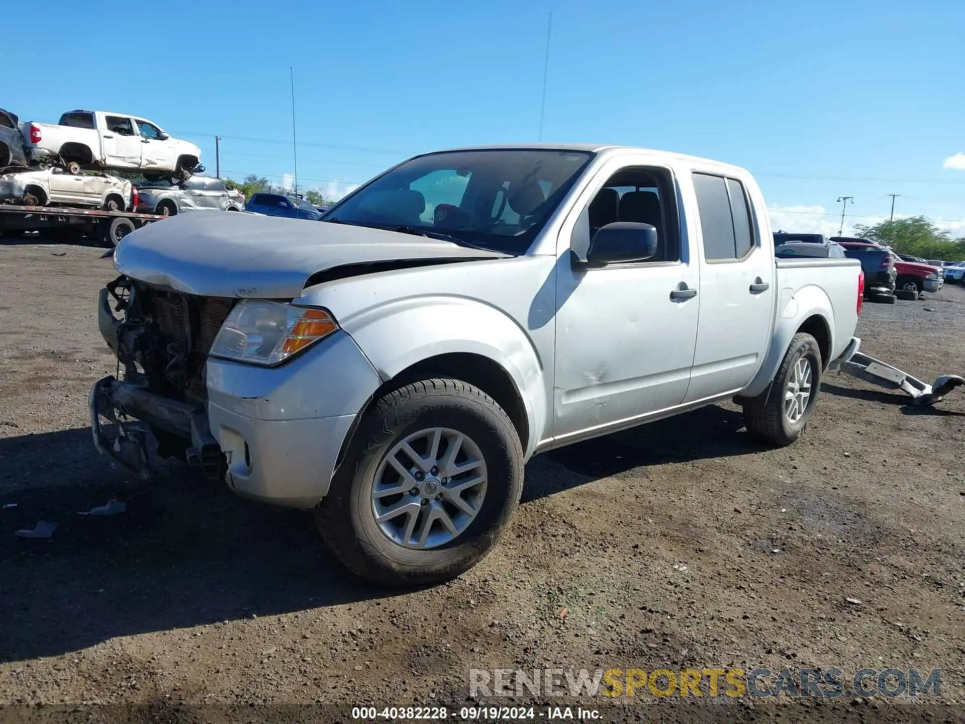 2 Photograph of a damaged car 1N6AD0ER7KN785779 NISSAN FRONTIER 2019