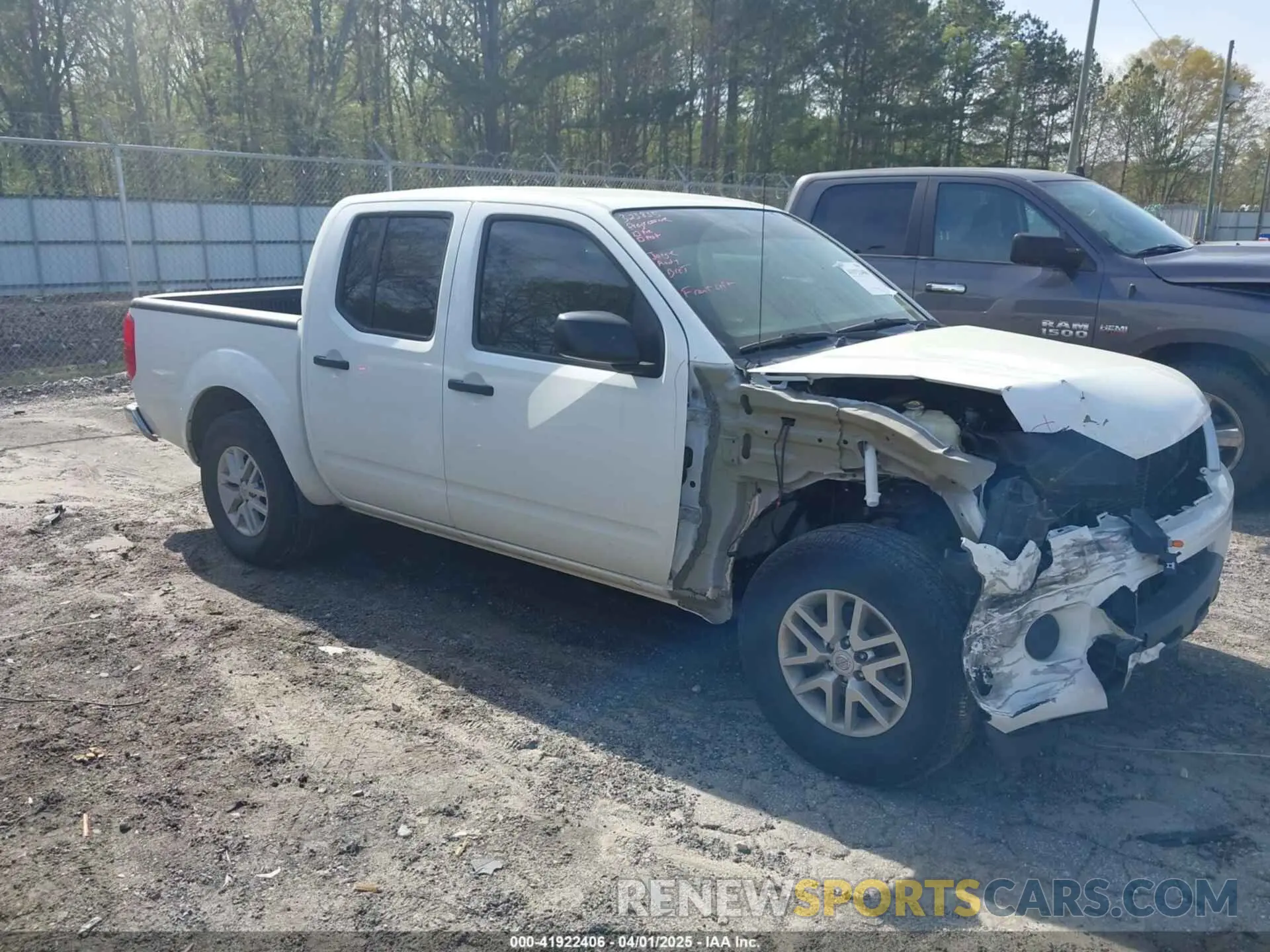 1 Photograph of a damaged car 1N6AD0ER9KN776520 NISSAN FRONTIER 2019