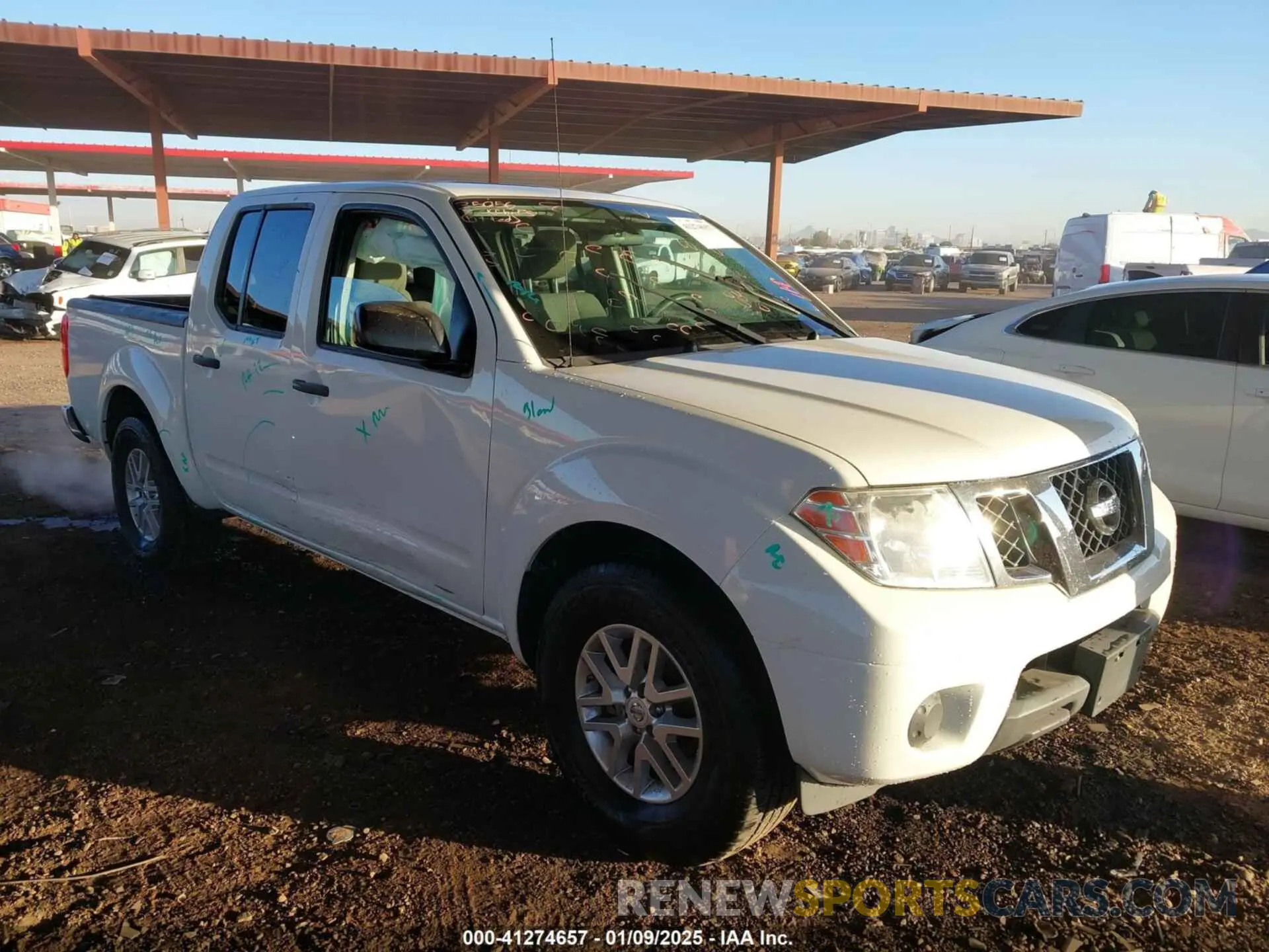 1 Photograph of a damaged car 1N6AD0ERXKN734082 NISSAN FRONTIER 2019