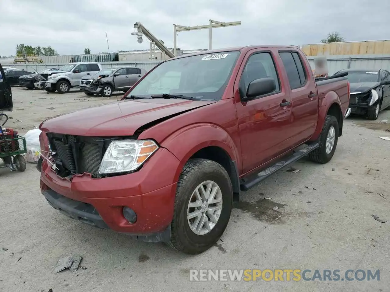 1 Photograph of a damaged car 1N6AD0EV1KN735456 NISSAN FRONTIER 2019