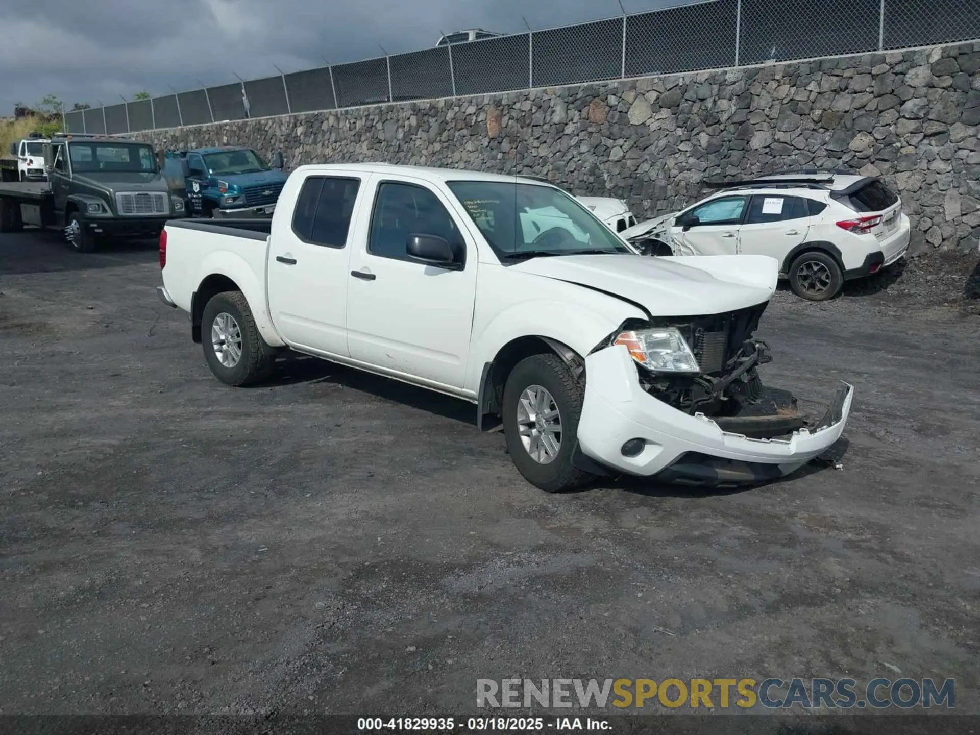 1 Photograph of a damaged car 1N6AD0EV8KN731582 NISSAN FRONTIER 2019