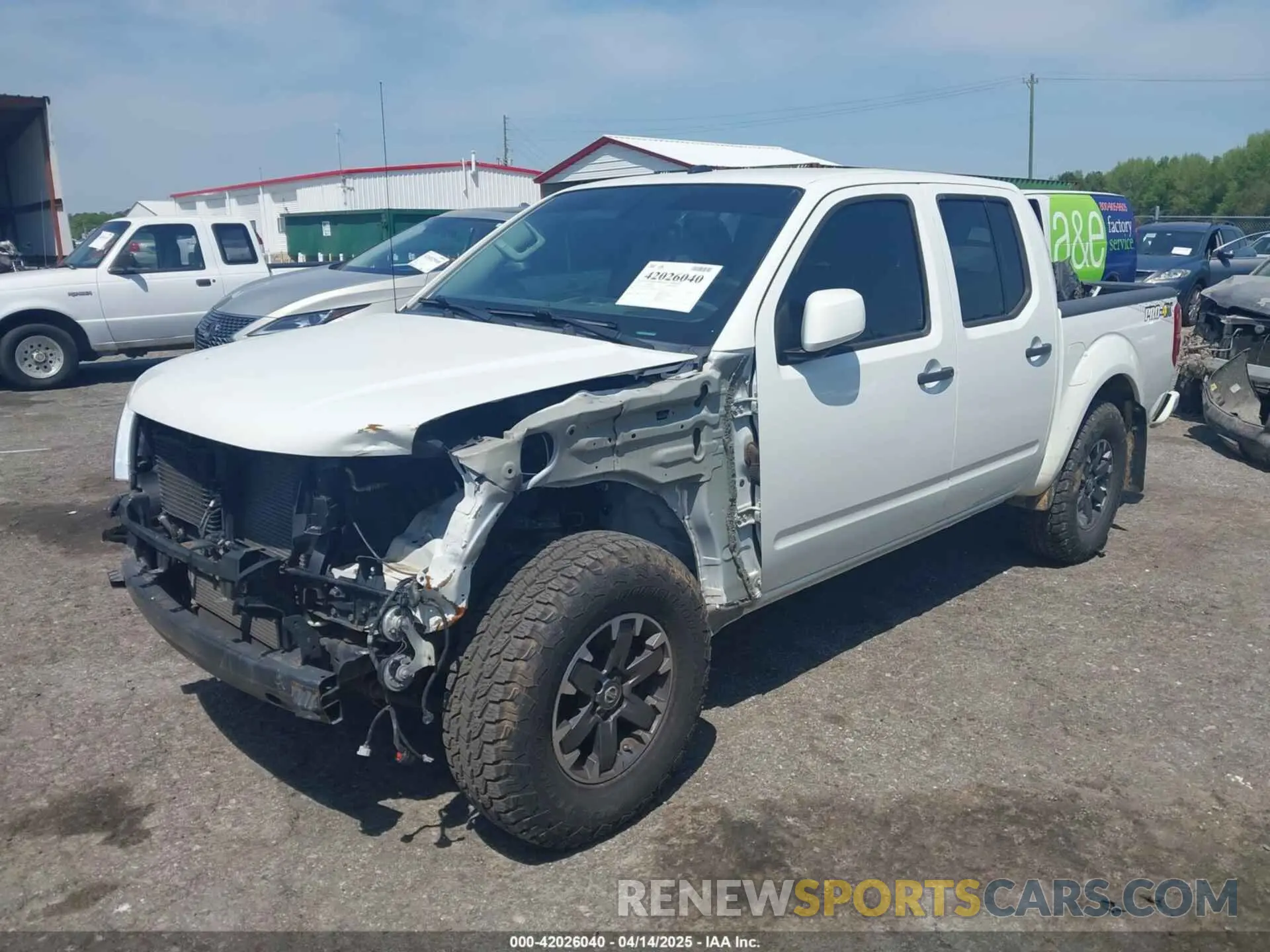 2 Photograph of a damaged car 1N6AD0EV8KN882308 NISSAN FRONTIER 2019
