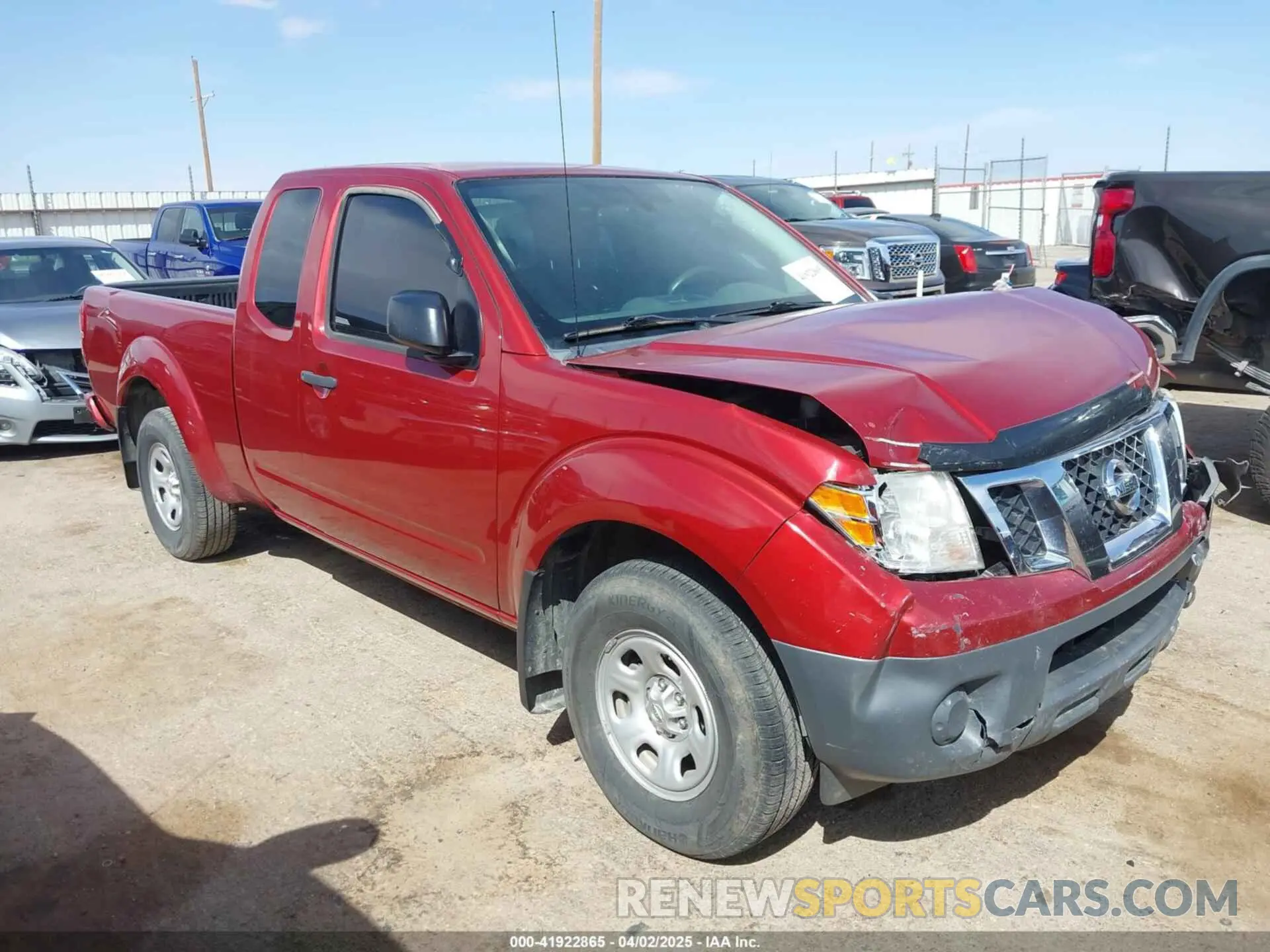 1 Photograph of a damaged car 1N6BD0CTXKN734957 NISSAN FRONTIER 2019