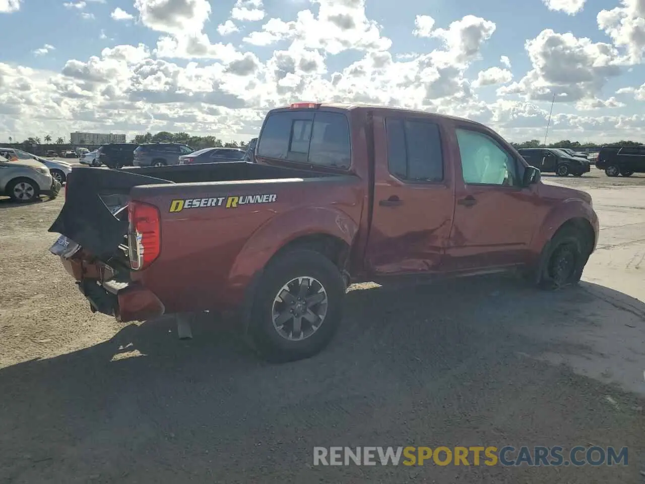 3 Photograph of a damaged car 1N6DD0ER0KN744438 NISSAN FRONTIER 2019